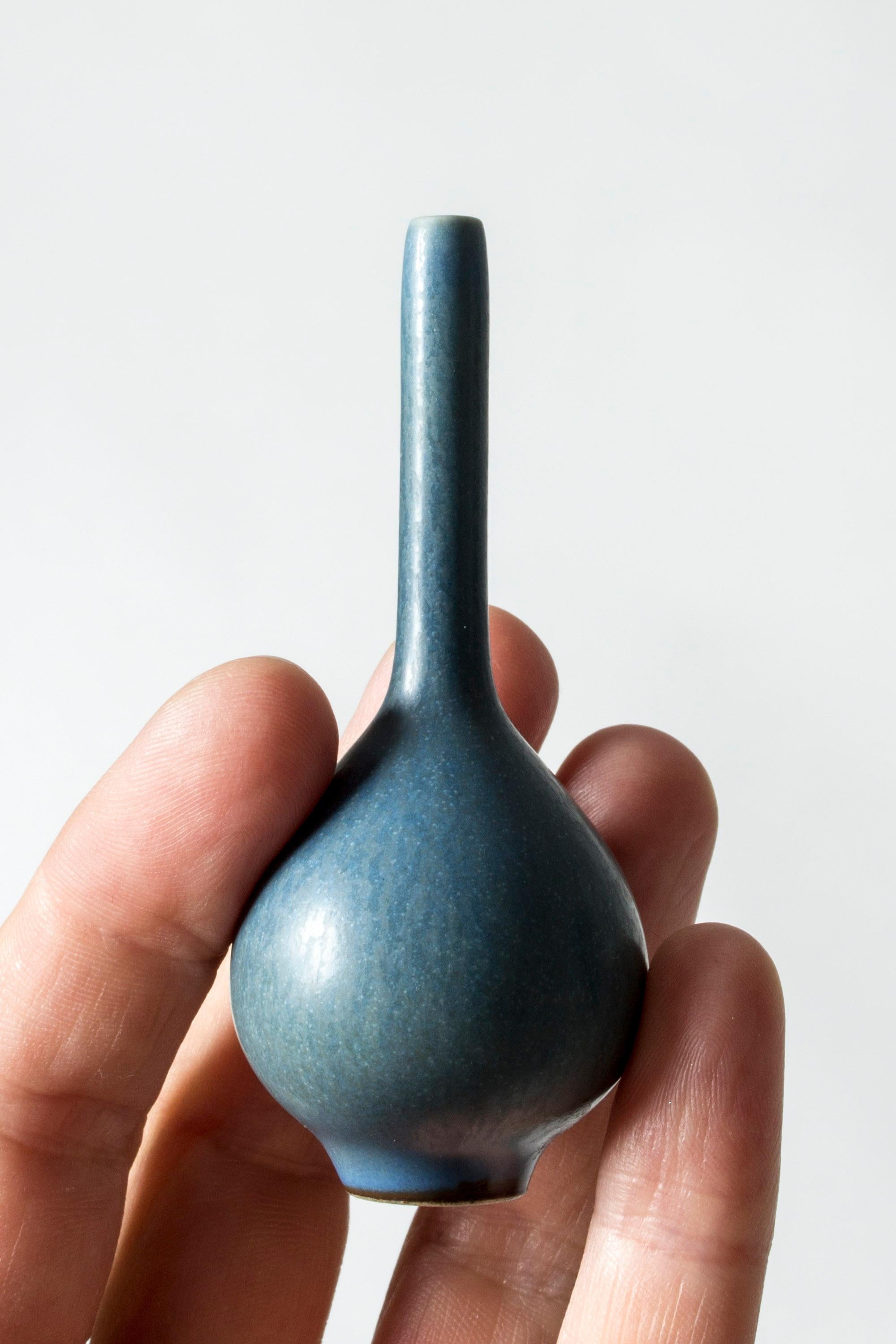 Mid-20th Century Miniature Stoneware Vase by Berndt Friberg for Gustavsberg, Sweden, 1950s