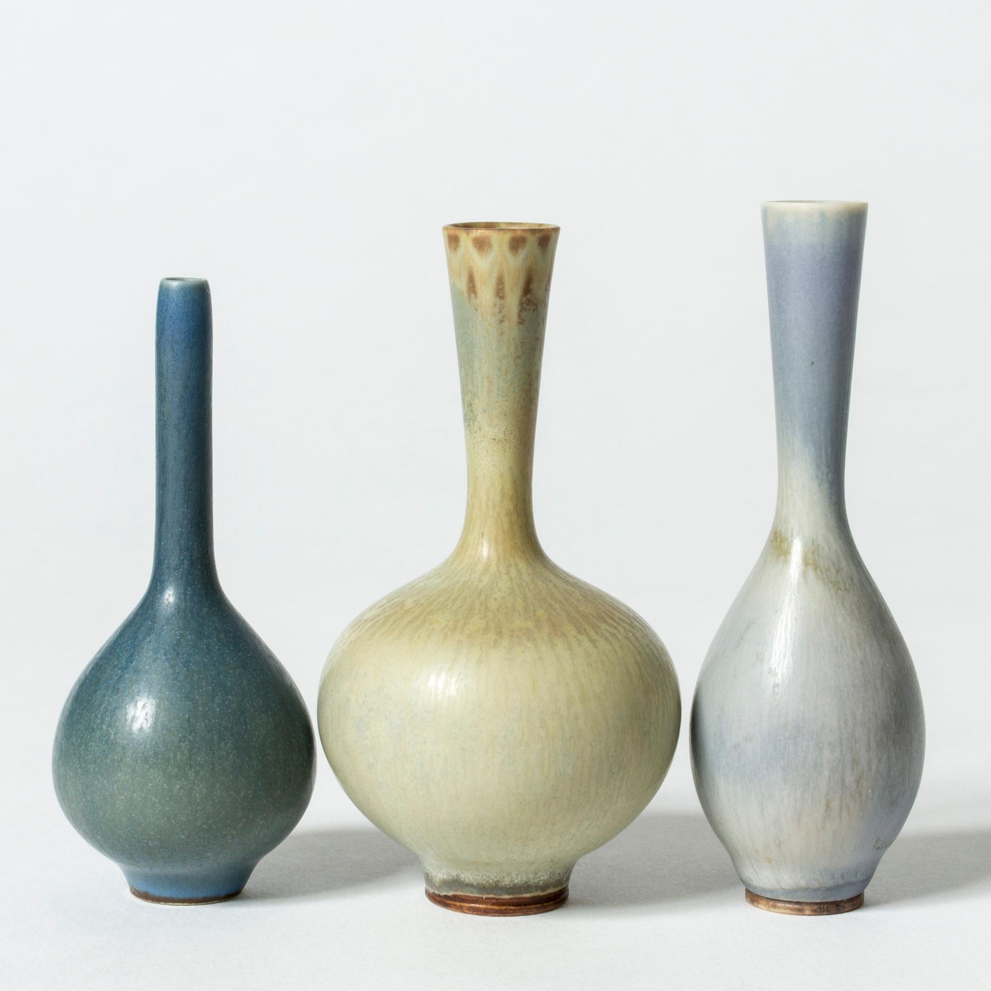 Miniature Stoneware Vase by Berndt Friberg for Gustavsberg, Sweden, 1950s 1