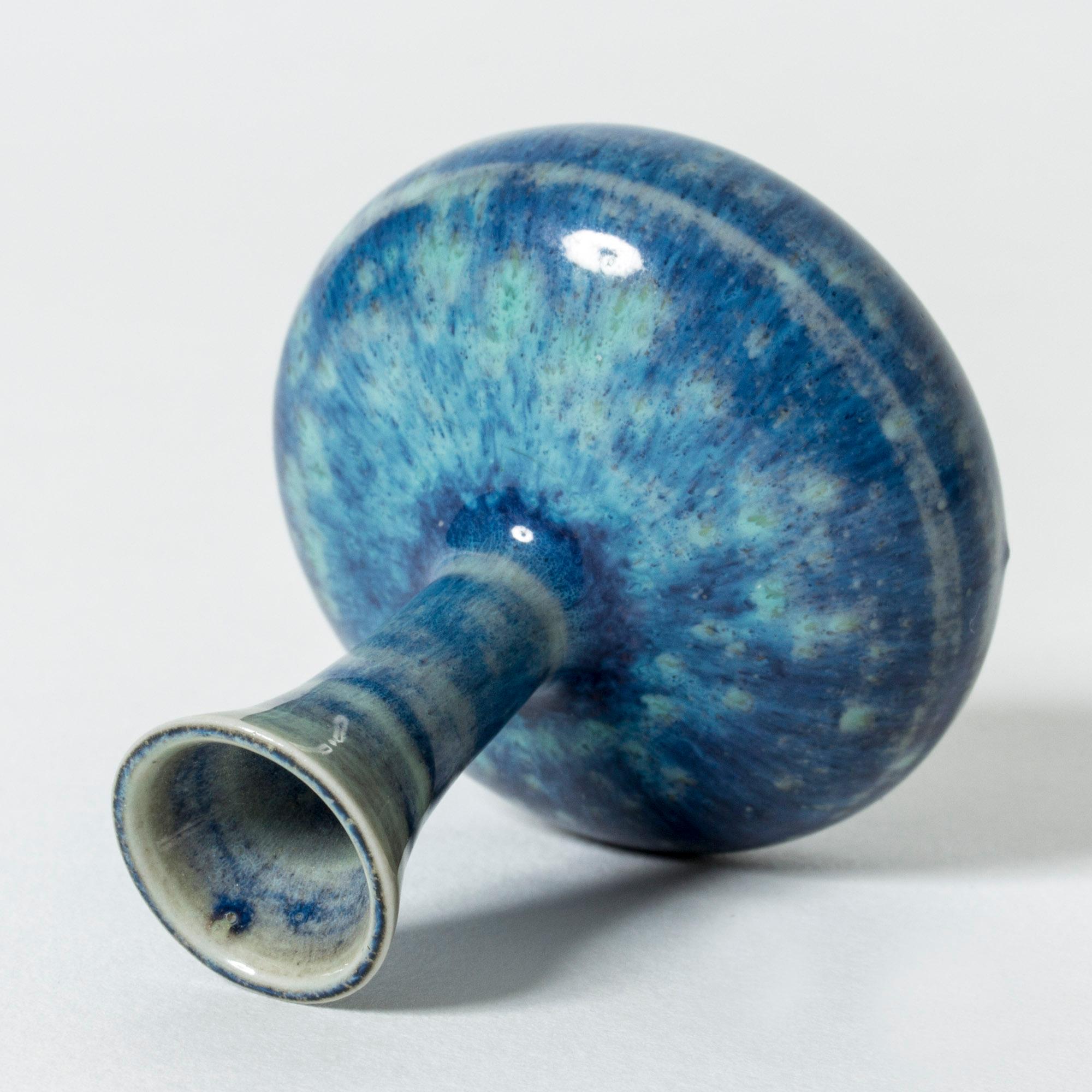 Scandinavian Modern Miniature Stoneware Vase by Berndt Friberg for Gustavsberg, Sweden, 1970s