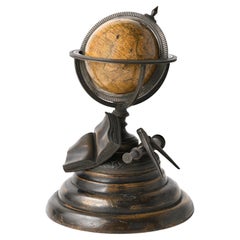 Antique Miniature Terrestrial Globe Newton & Son London, Post 1833, Ante 1858