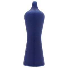 Blaue Miniaturvase von Gunnar Nylund, Rrstrand, 1950–1960er Jahre