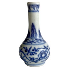 Miniature Vase from Hatcher Collection Decorated with Flower Garlands