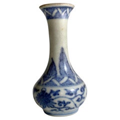 Miniature Vase from Hatcher Collection with Fluted Rim