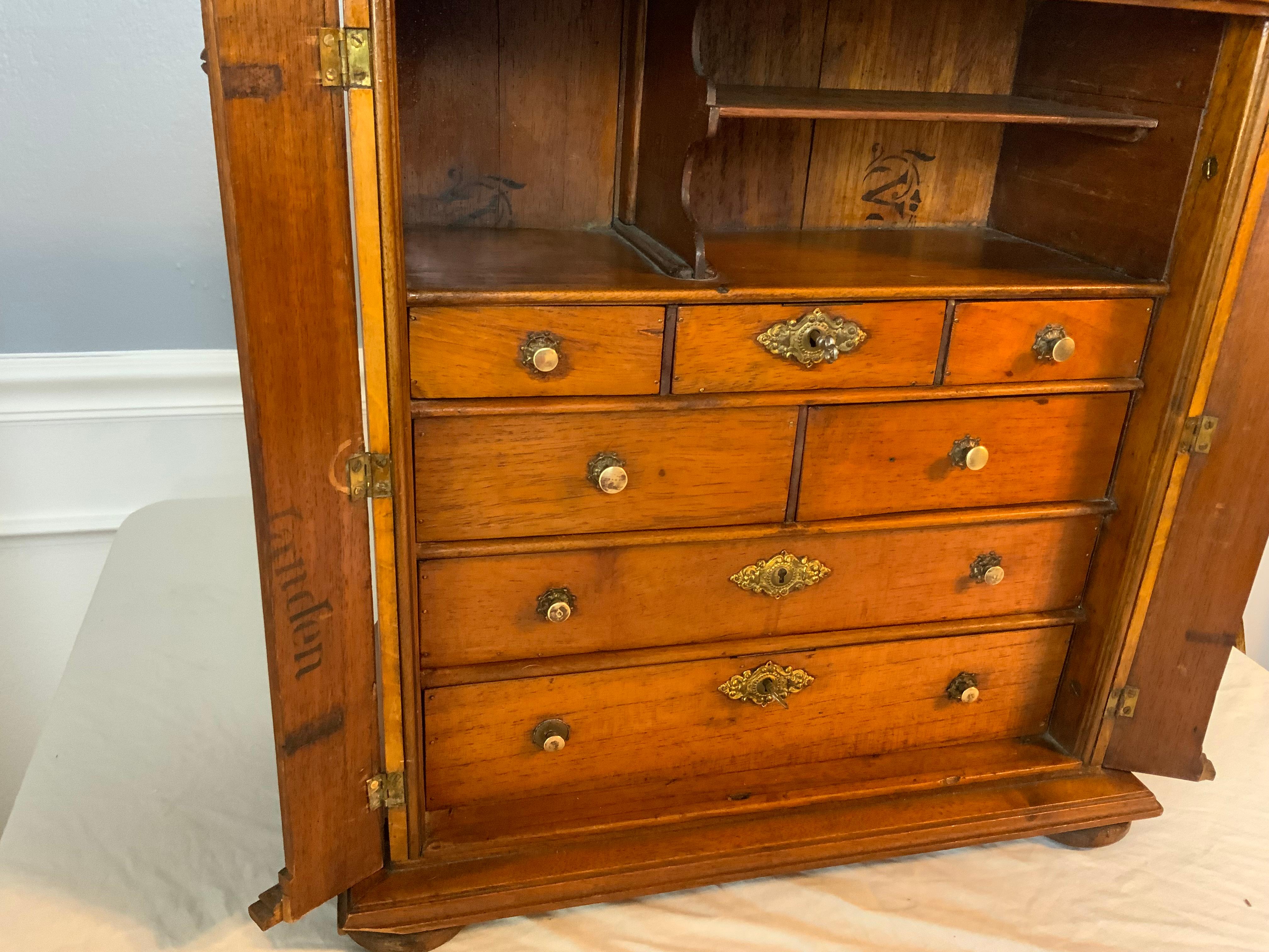 Unknown Miniature Victorian Chest  For Sale