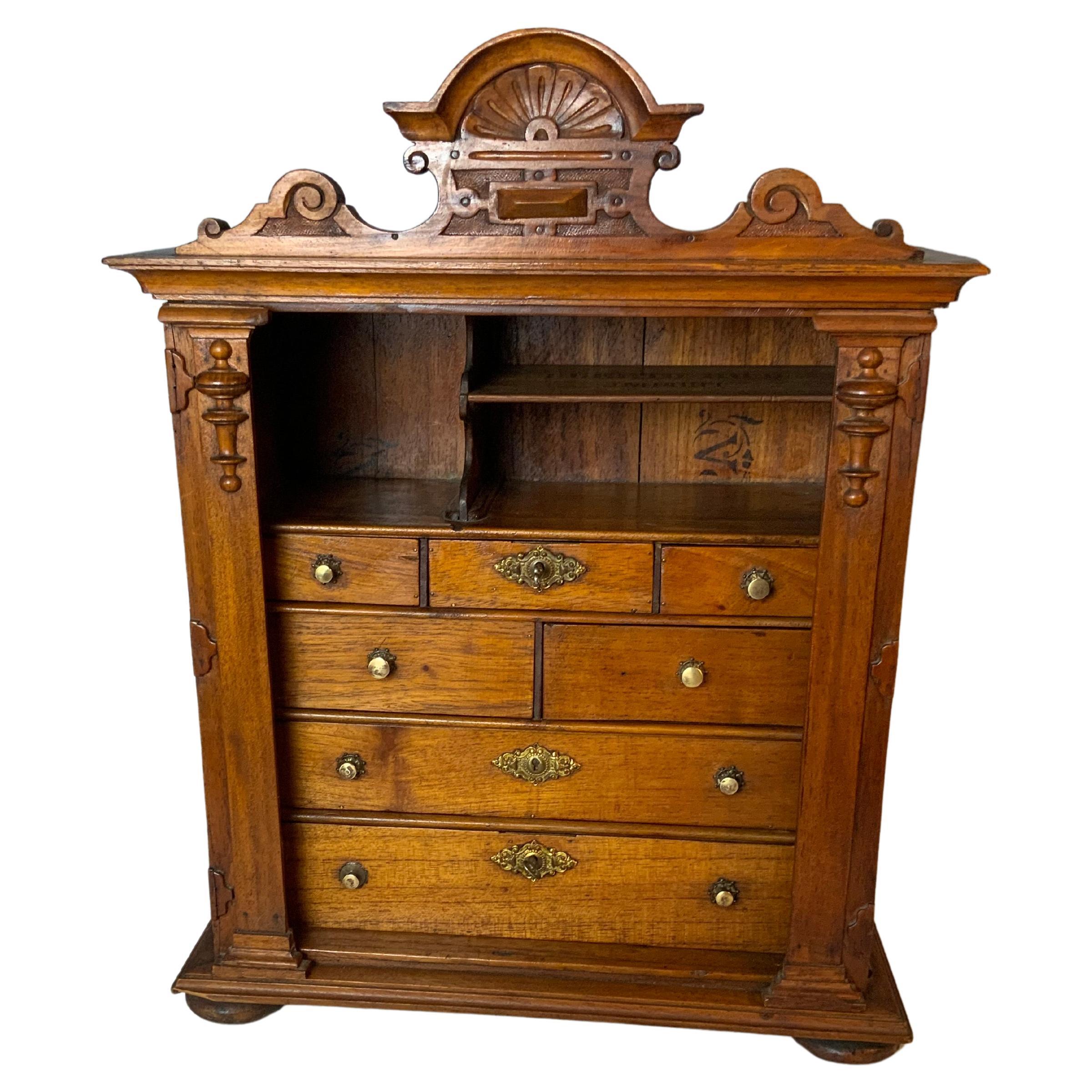 Miniature Victorian Chest  For Sale