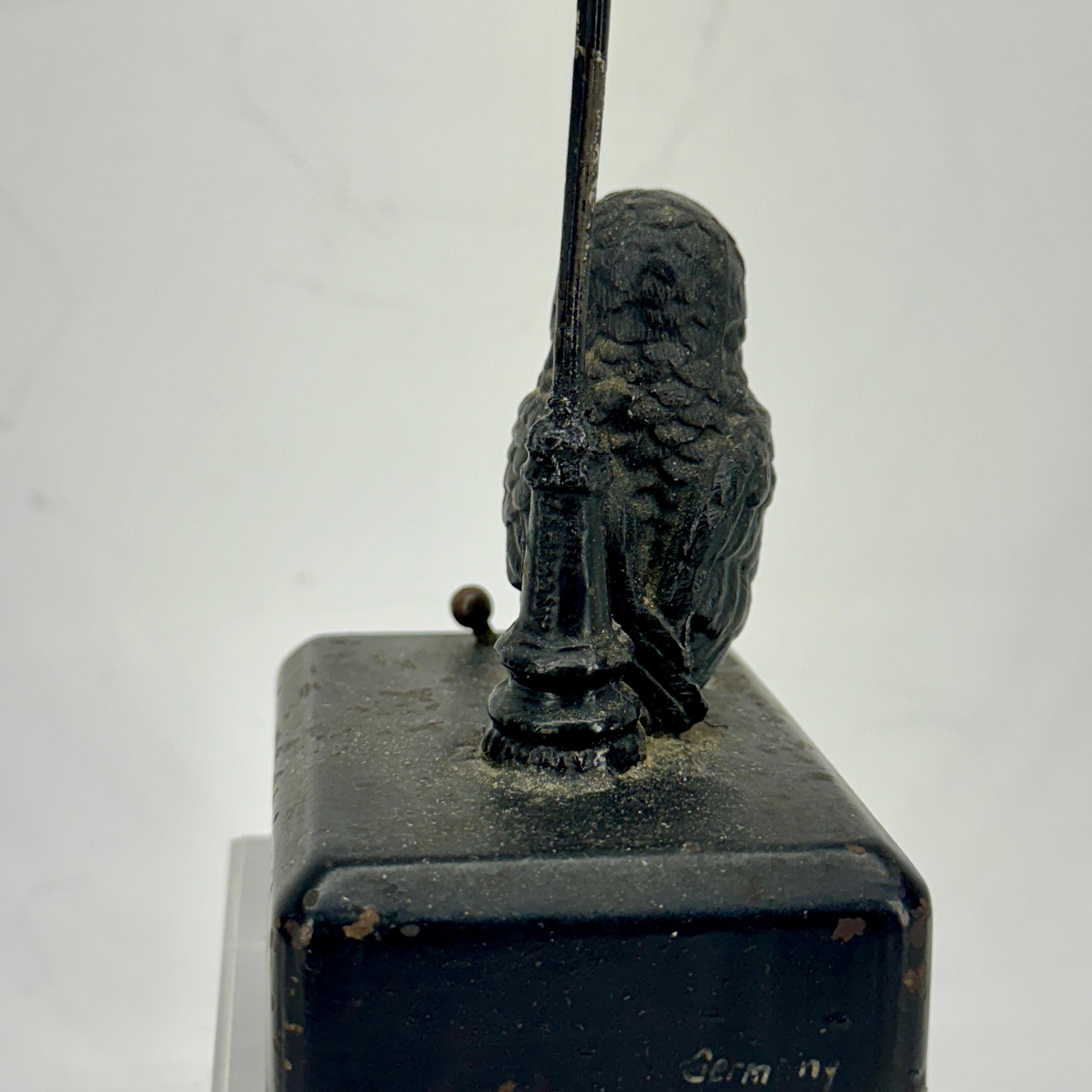Miniature Vintage Decorative Owl and Street Lantern Table Light  For Sale 4