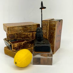 Miniature Vintage Decorative Owl and Street Lantern Table Light