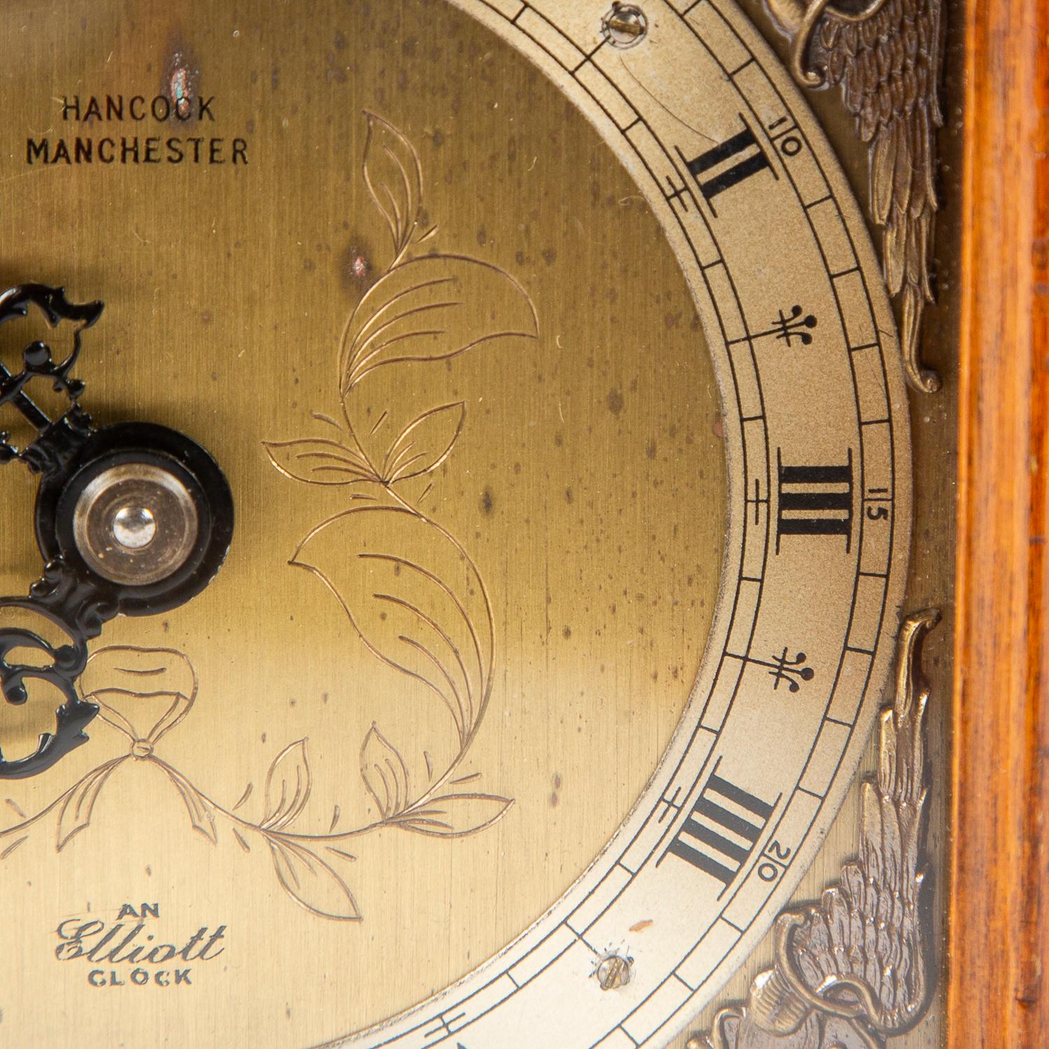 Miniature Walnut Bracket Clock by F.W. Elliott 1