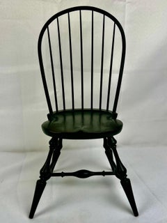 Miniature Windsor Side Chair painted Essex Green by Riverbend Chair Co., Ohio.