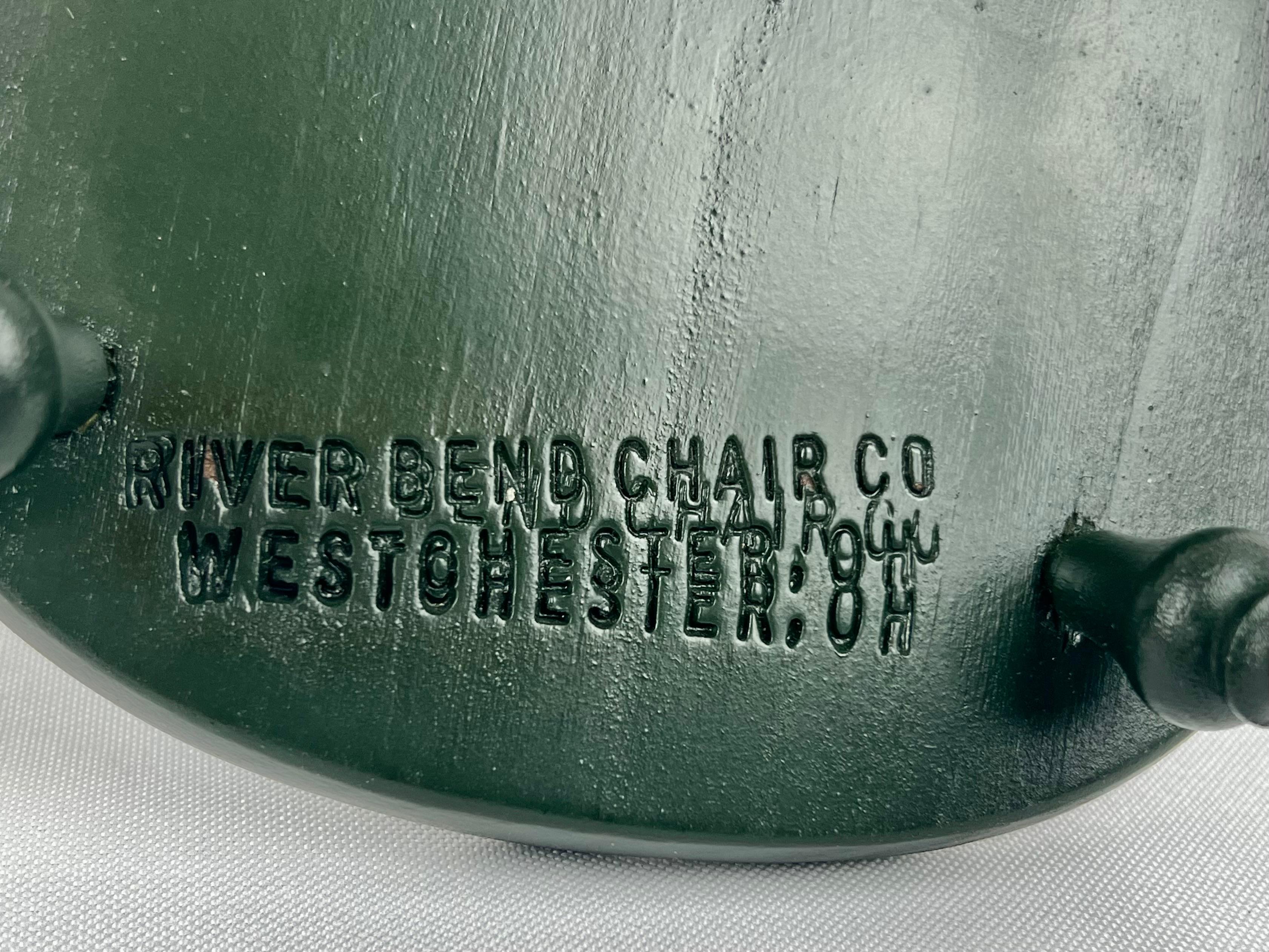 American Miniature Windsor Side Chair painted Essex Green by Riverbend Chair Co., Ohio.