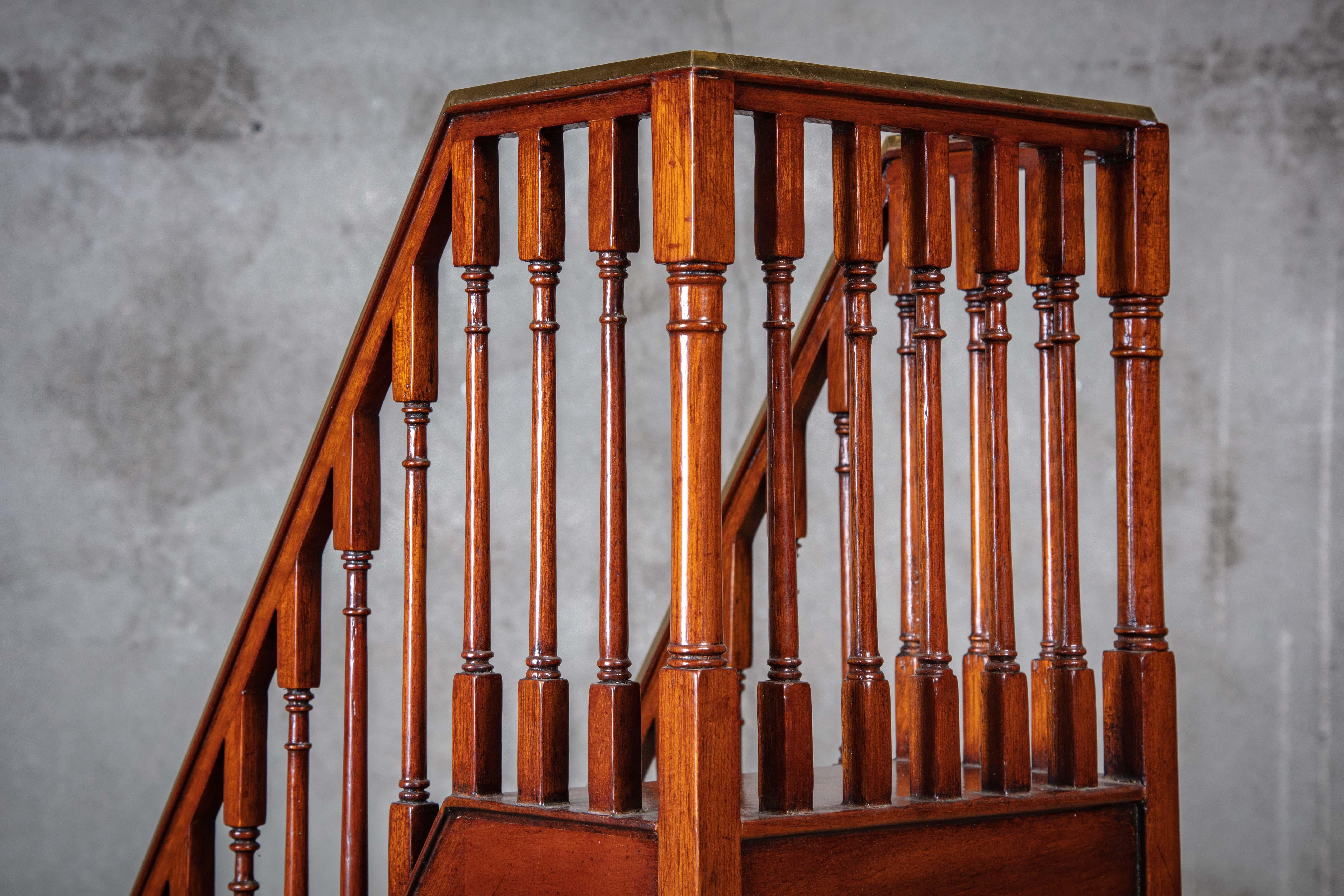 Victorian Miniature Wood Staircase