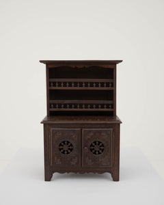 Miniature Wooden Cabinet from Nineteenth-Century France