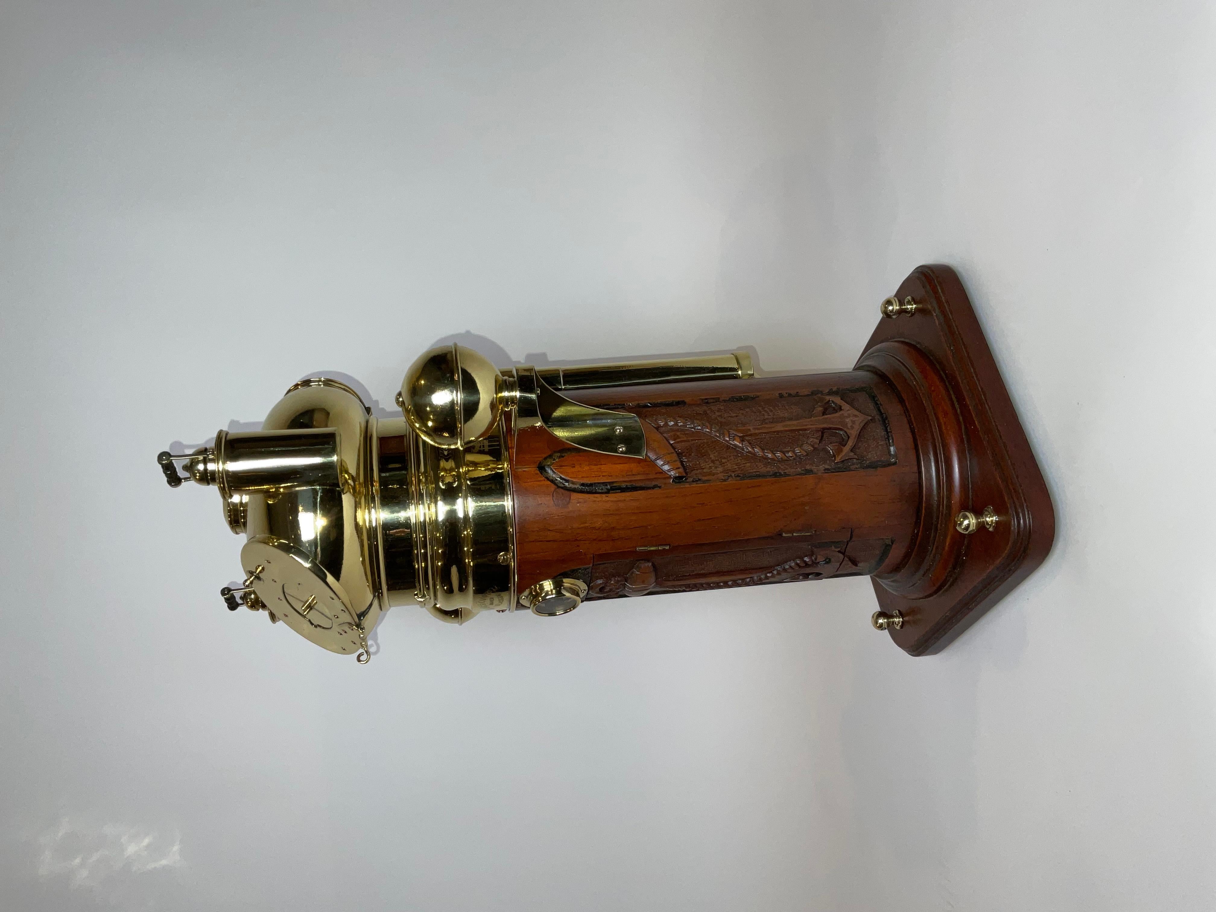 Binnacle de bateau miniature par A James Campbell de Glasgow en vente 4