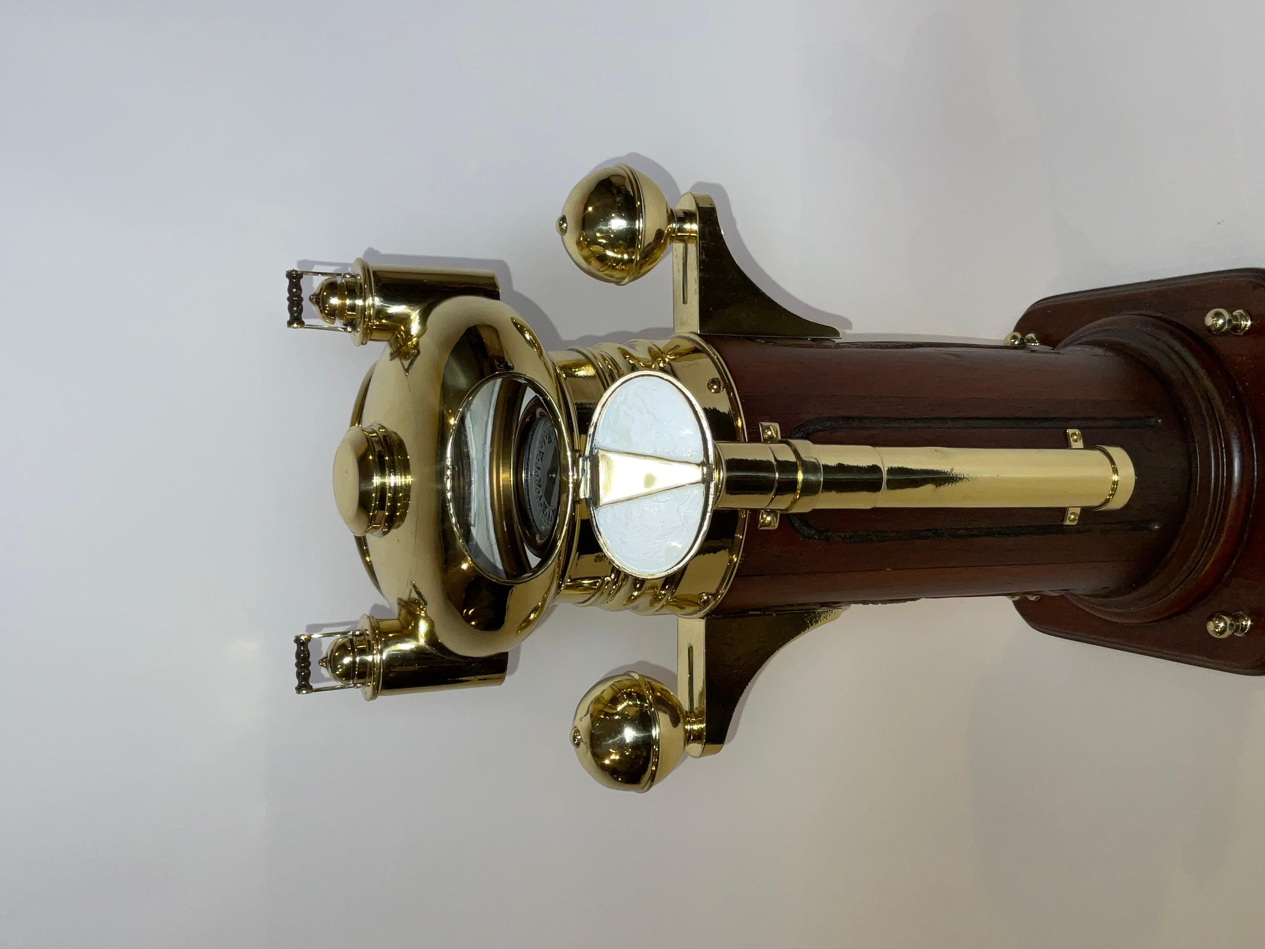 Binnacle de bateau miniature par A James Campbell de Glasgow en vente 7