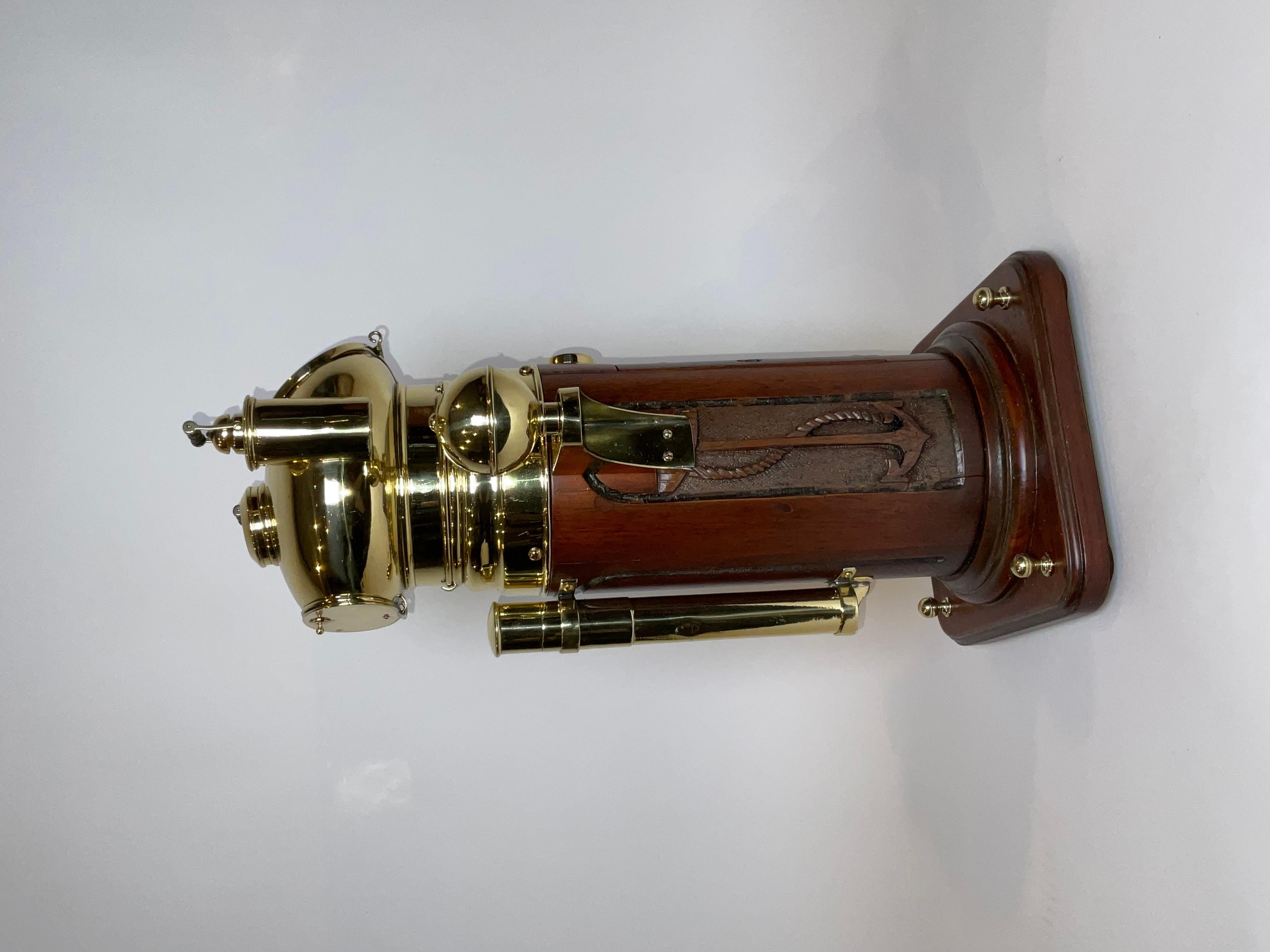Binnacle de bateau miniature par A James Campbell de Glasgow en vente 8