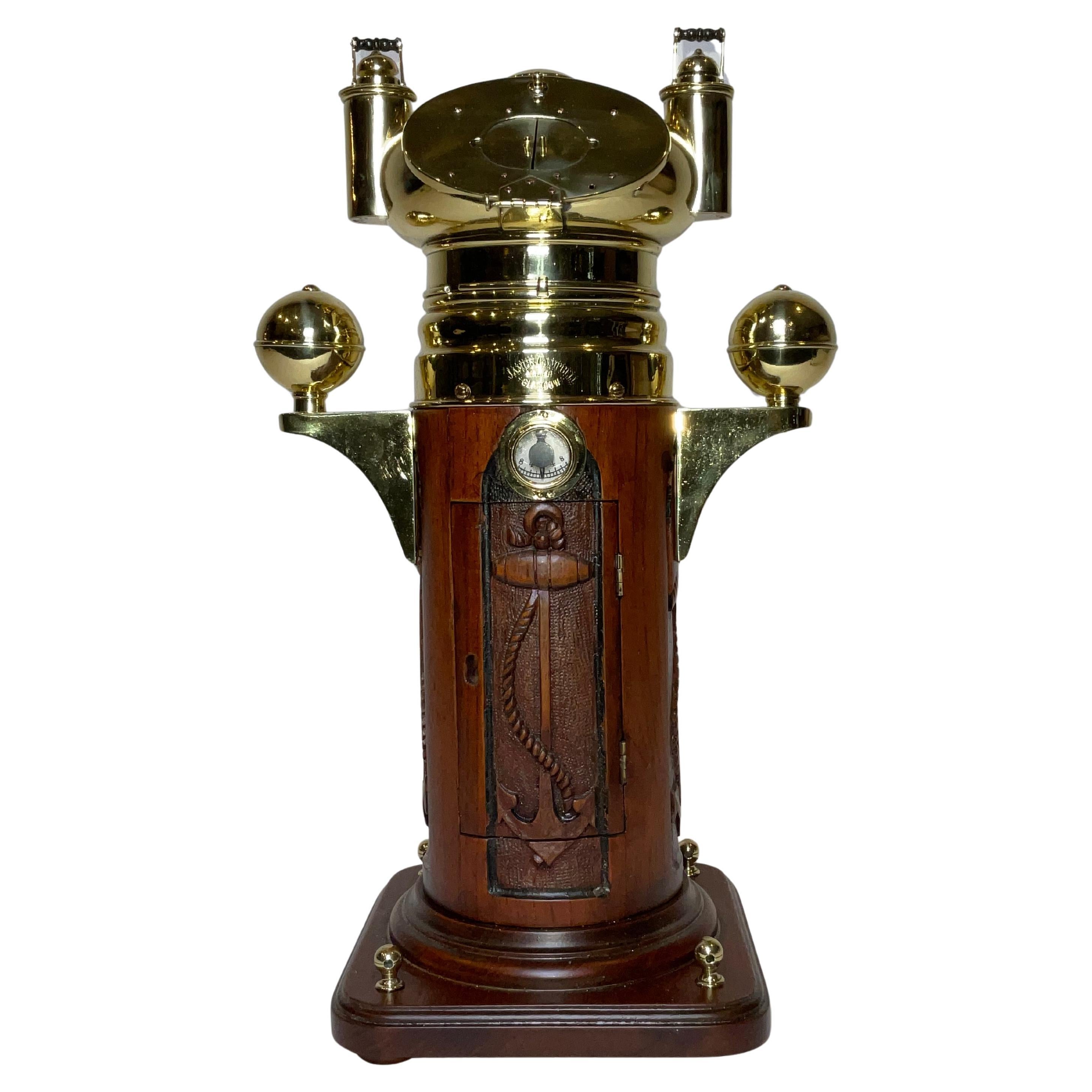 Miniature Yacht Binnacle by James Campbell of Glasgow