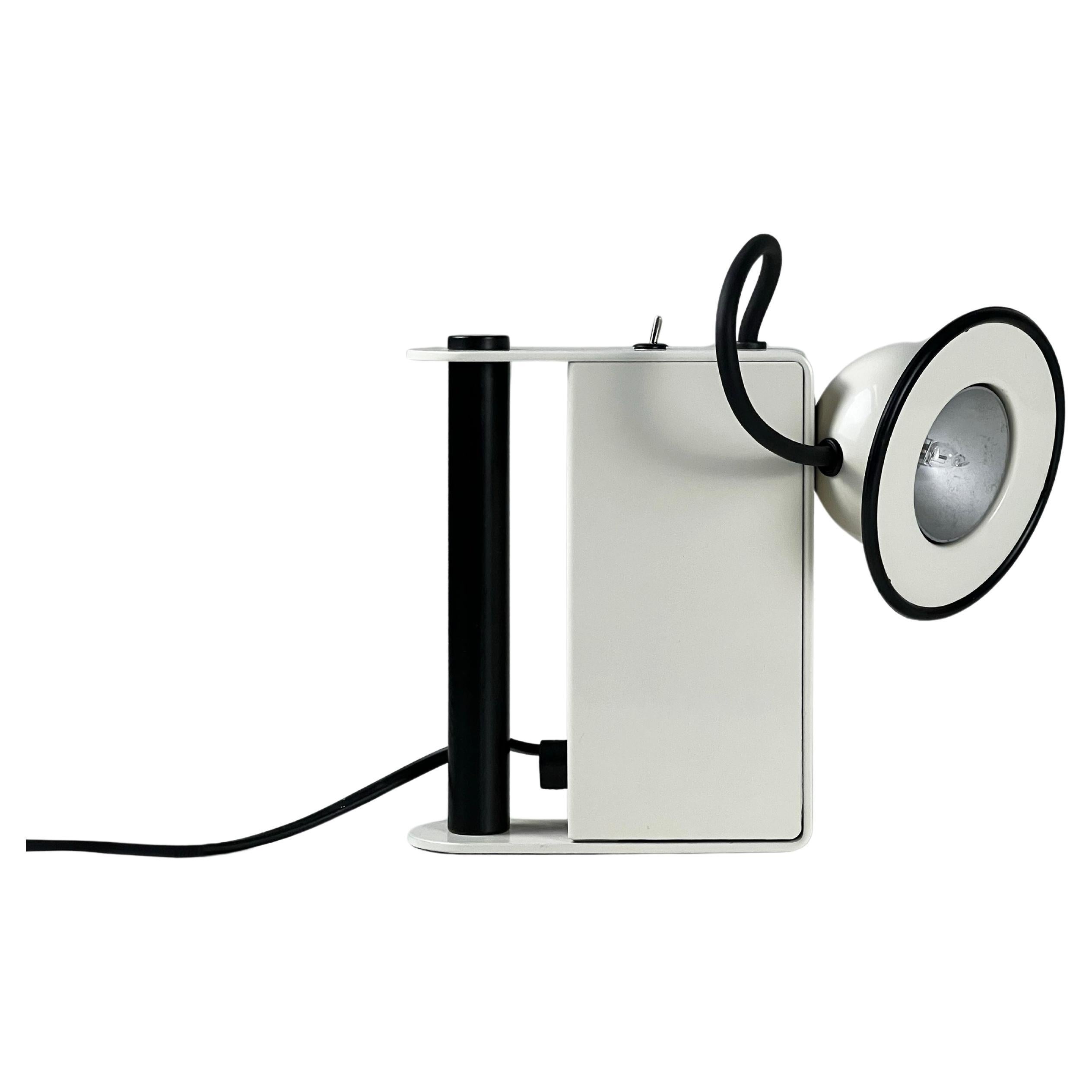 Minibox-Tischlampe von Gae Aulenti & Piero Castiglioni für Stilnovo, Italien, 1980er Jahre im Angebot