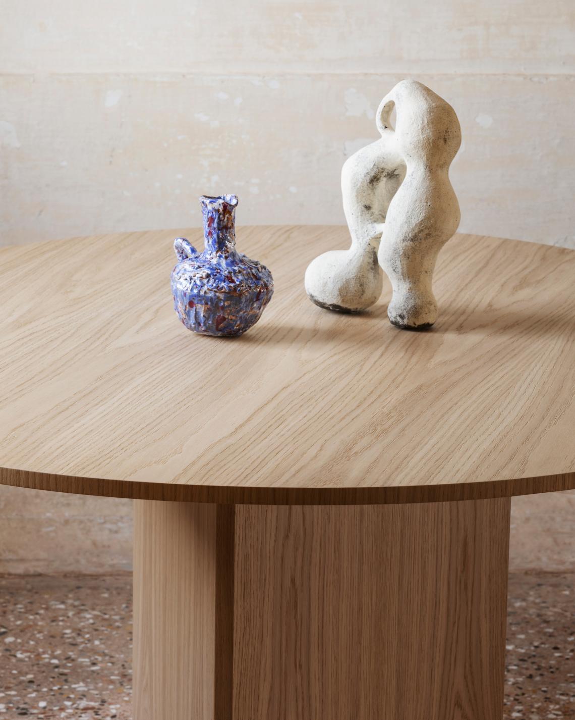 Contemporary Miniforms ALBIO Round Table by Skrivo For Sale