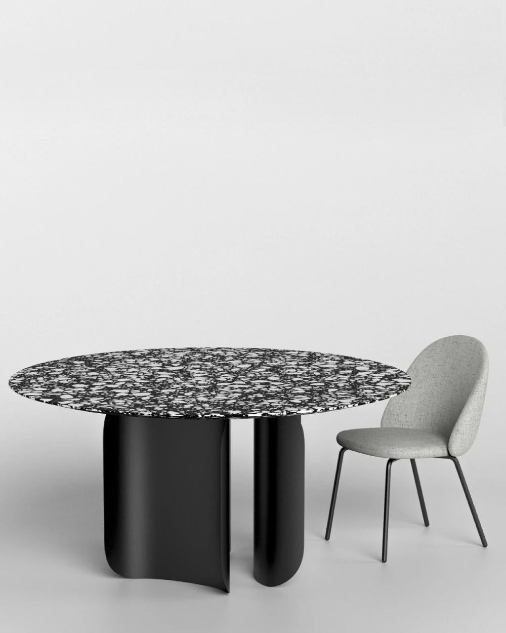 italien Table ronde Miniforms Barry d'Alain Gilles en vente