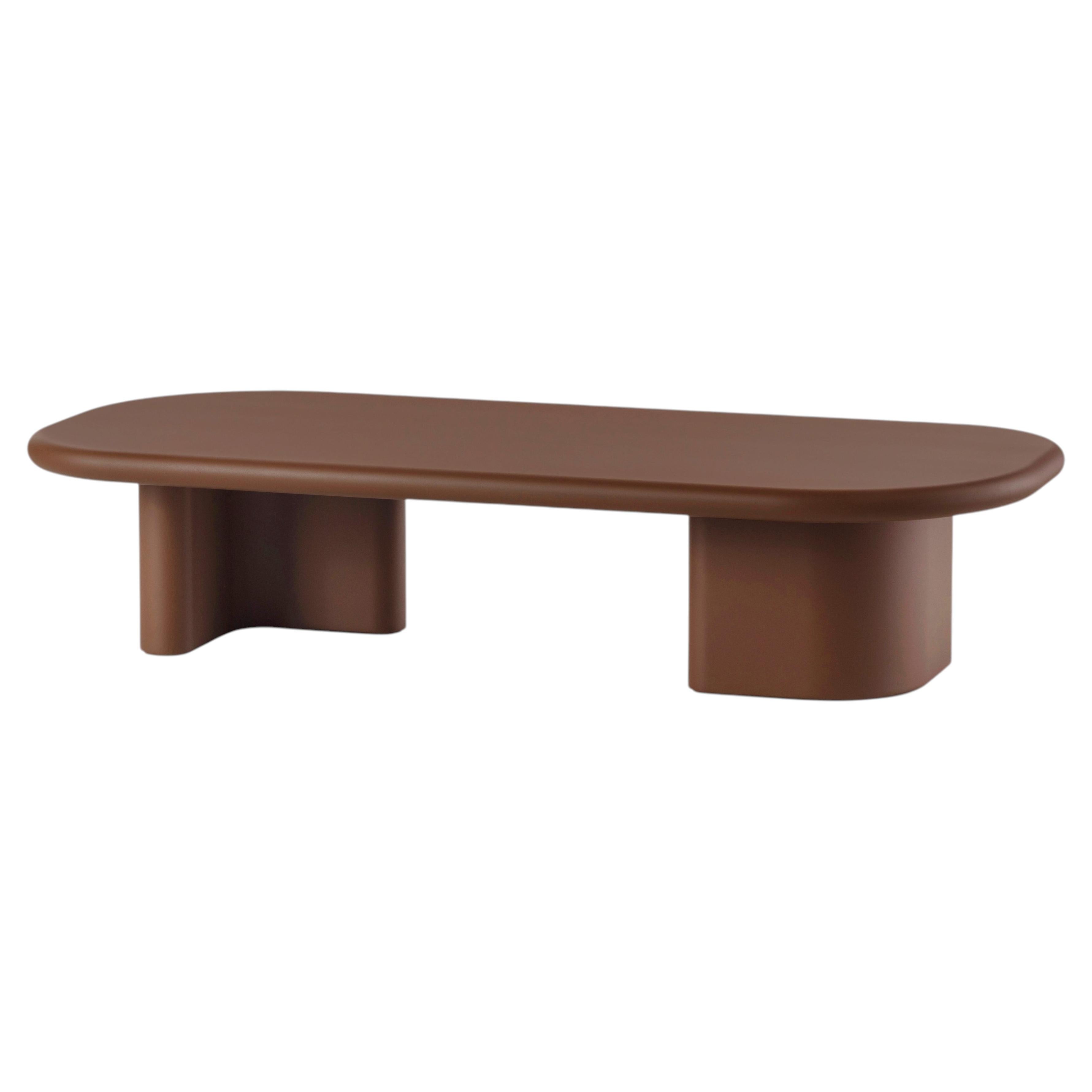 Mesa de centro rectangular Miniforms Bonbon de madera lacada by Paolo Cappello en venta