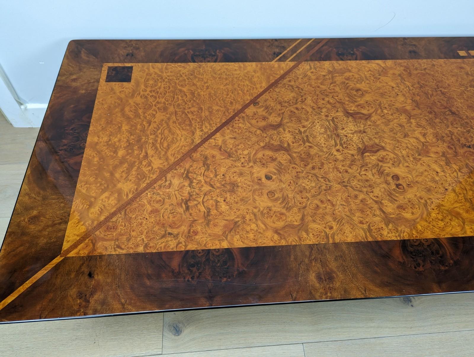 Polished Miniforms 'Italy' Art Deco Coffee Table designed by Oscar Dell Arredamento For Sale