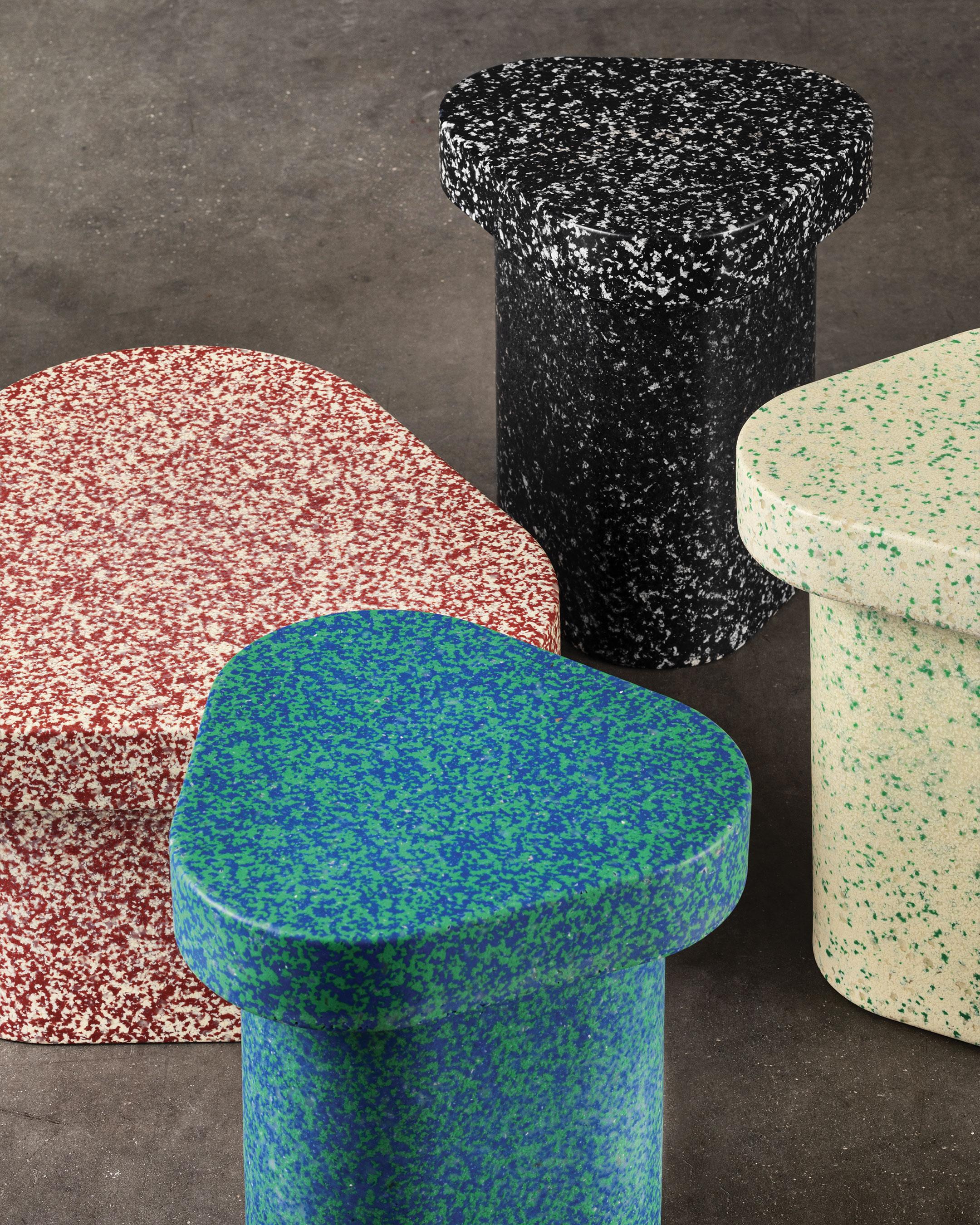 Table basse Miniforms Superpop en noir par Paolo Cappello en vente 2