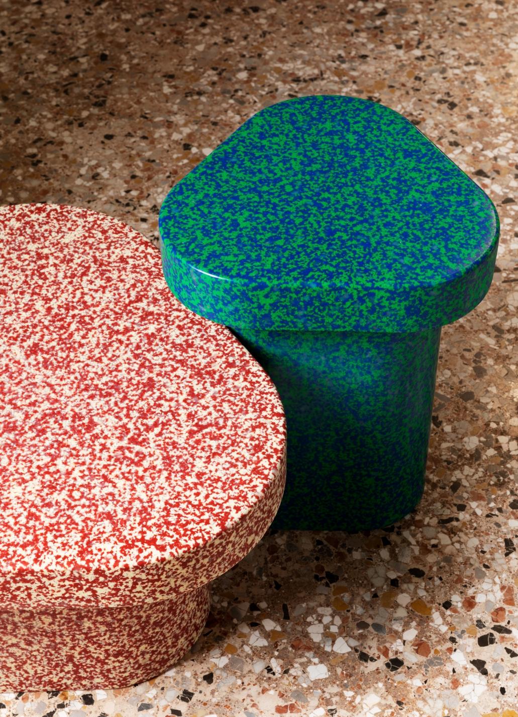 Table basse Miniforms Superpop rouge de Paolo Cappello en vente 3