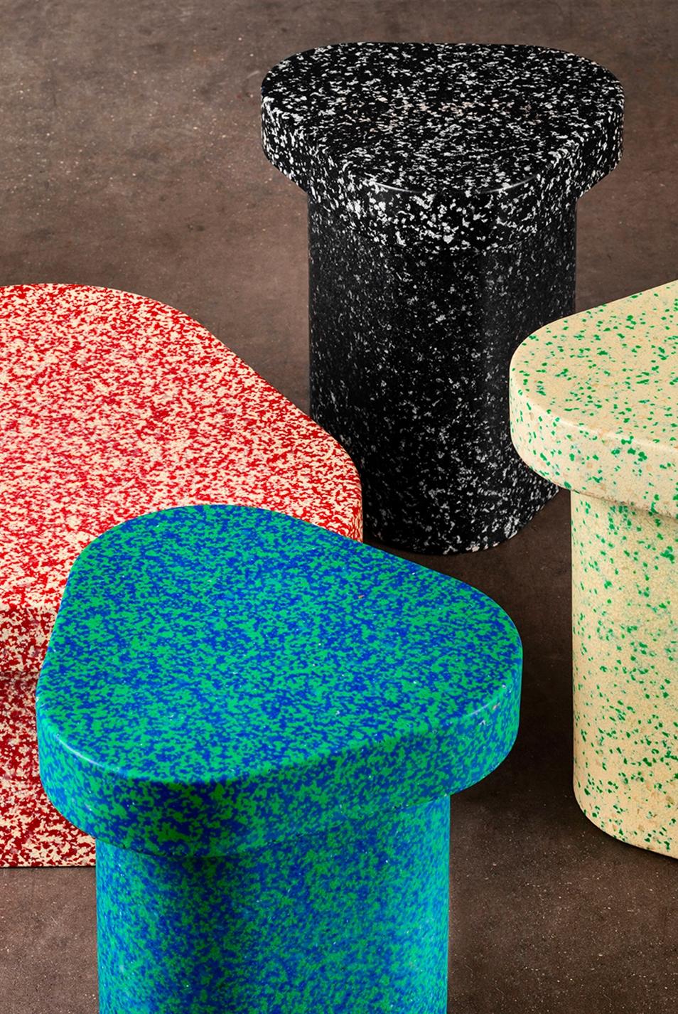 Table basse Miniforms Superpop en noir par Paolo Cappello en vente 7
