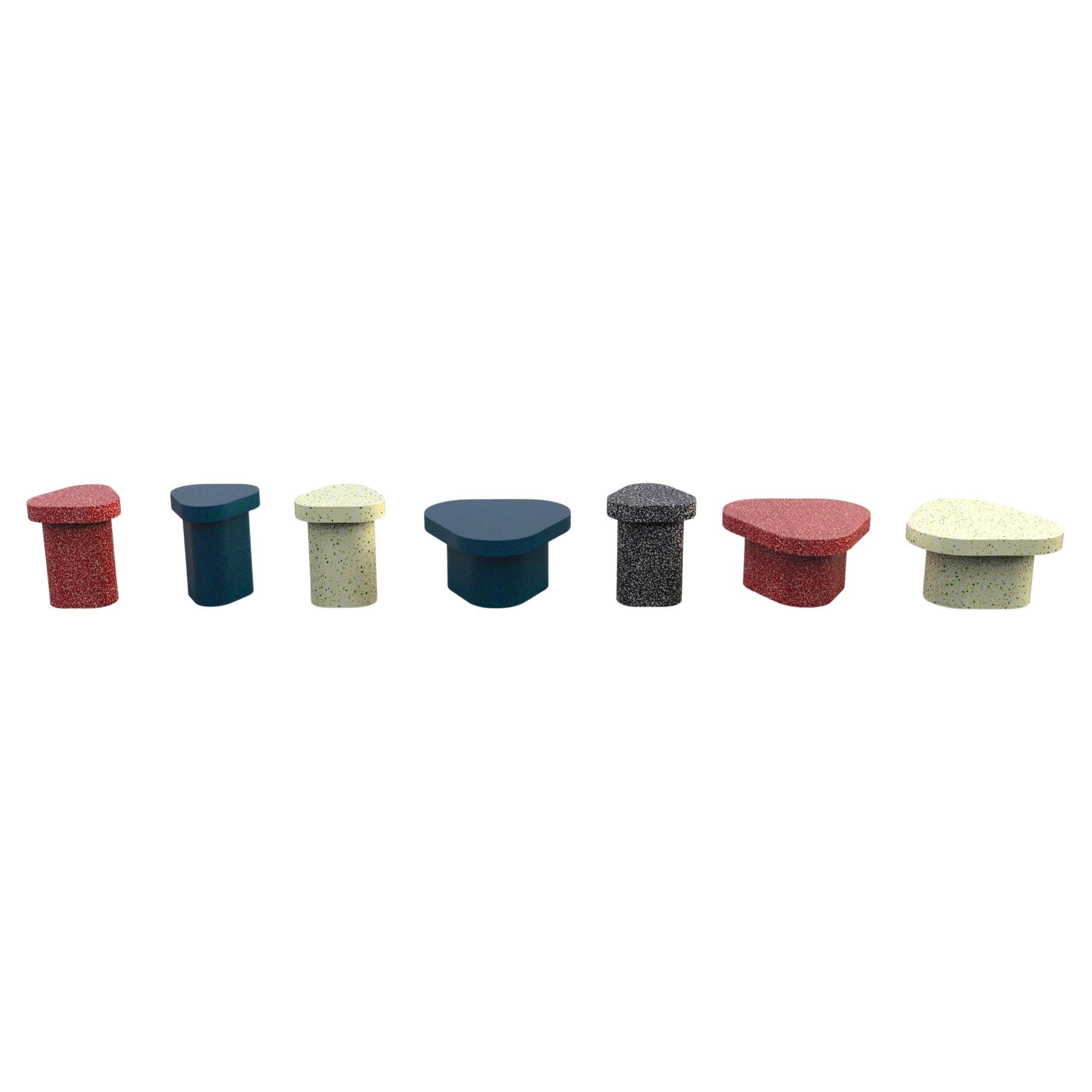 Modern Miniforms Superpop Low Coffee Table in Red by Paolo Cappello For Sale