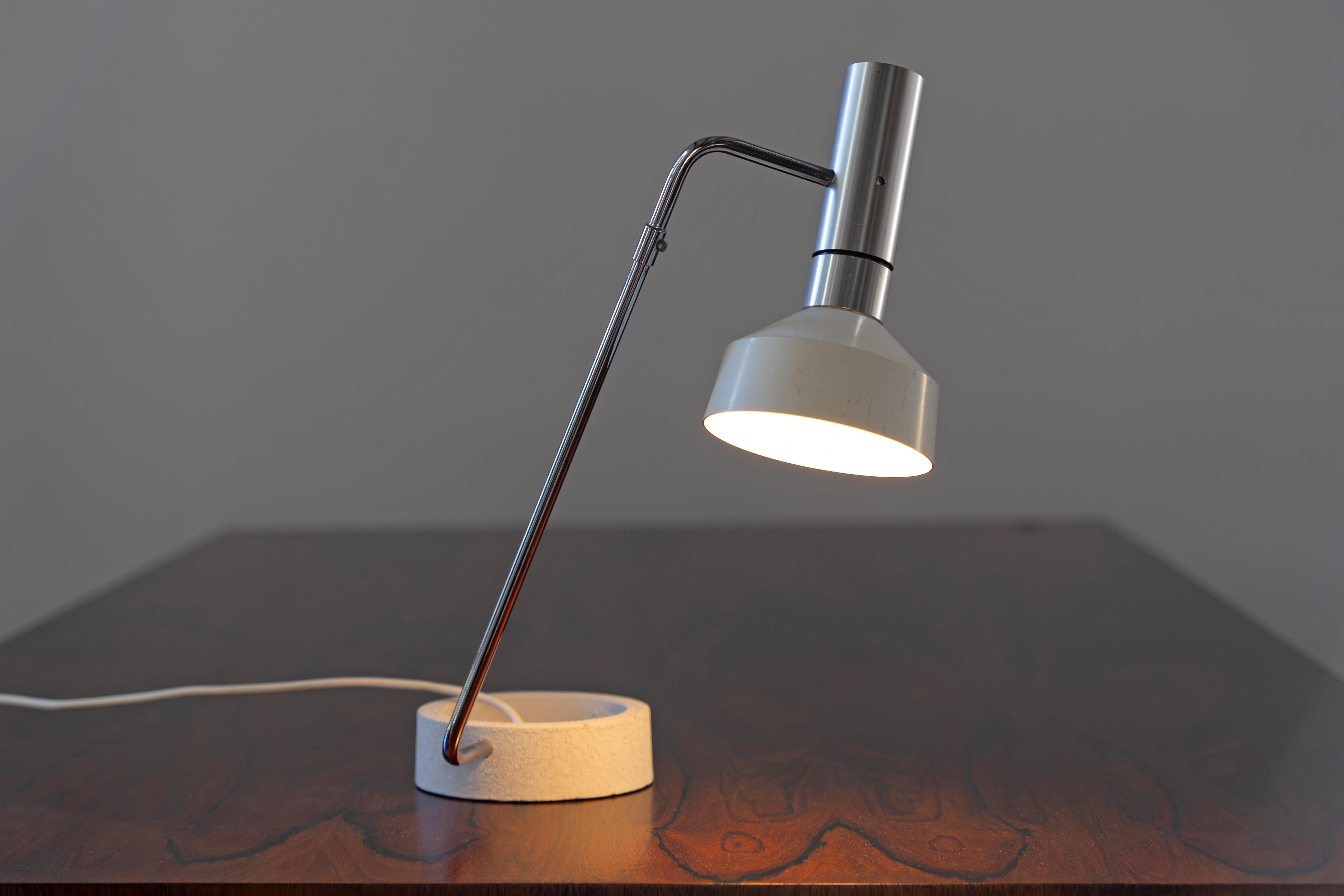 Swiss Minilux Desk Lamp by Baltensweiler Switzerland, 1950s For Sale