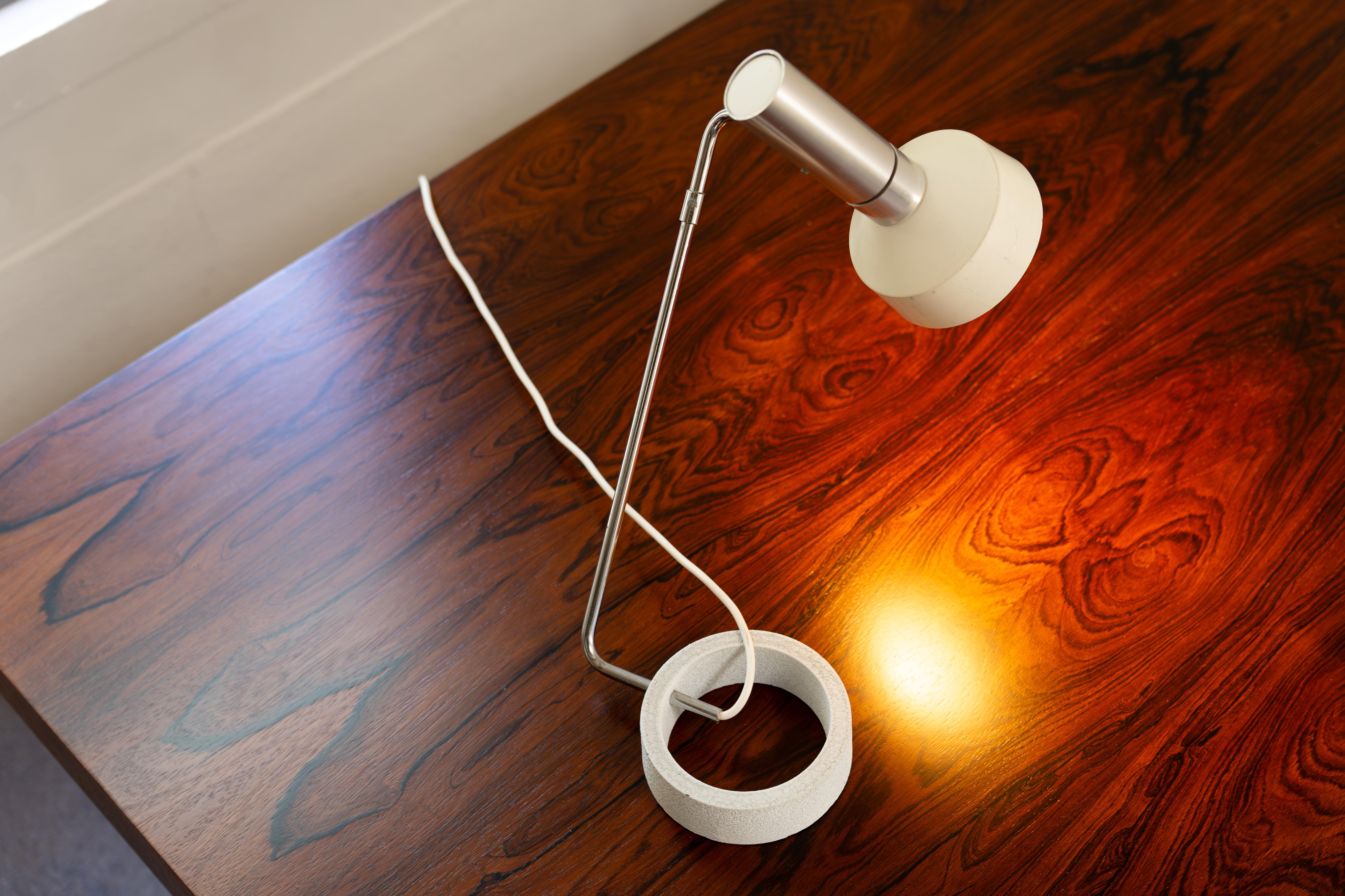 Minilux Desk Lamp by Baltensweiler Switzerland, 1950s In Good Condition For Sale In Rosendahl, DE