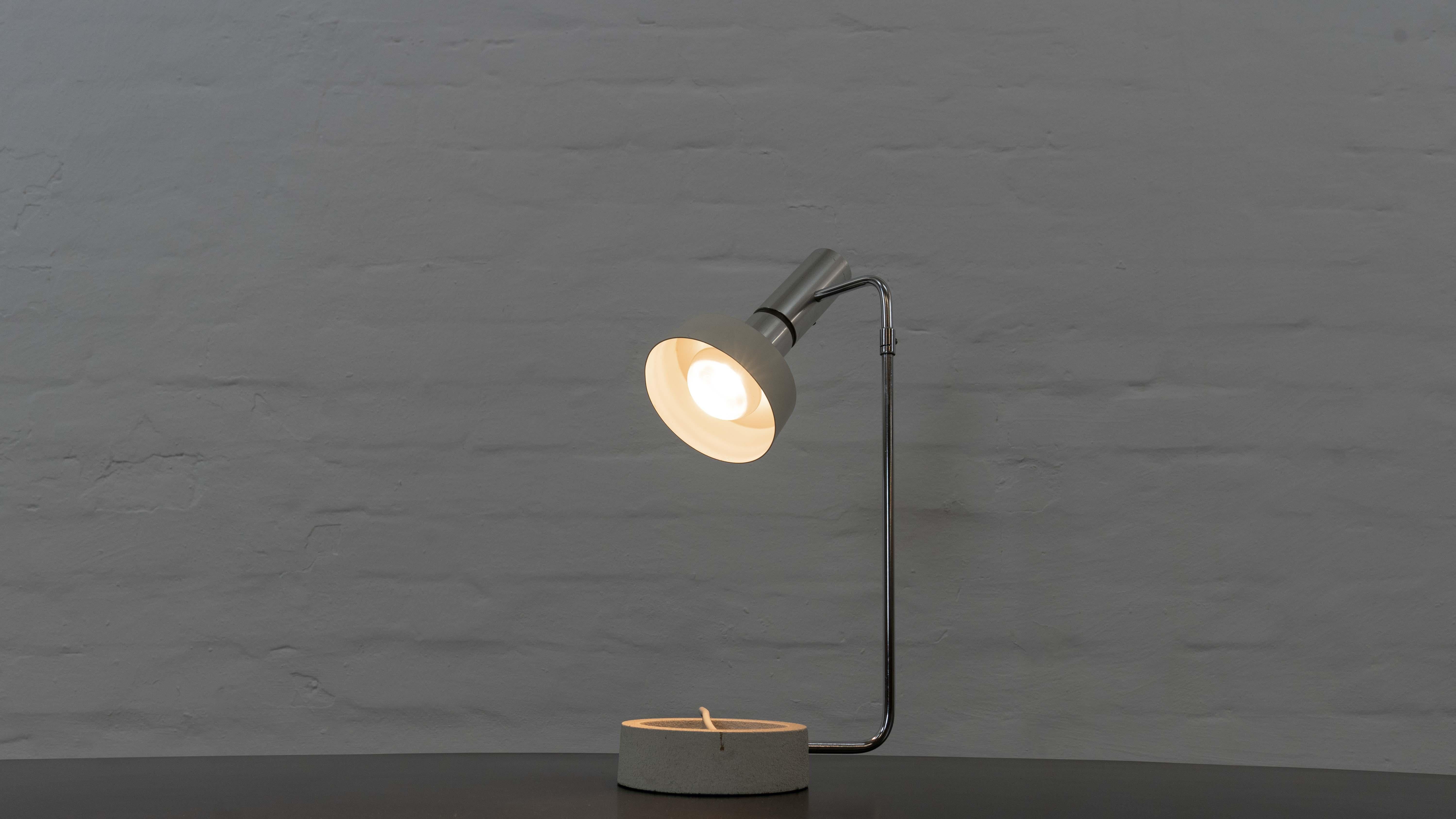 Mid-Century Modern MINILUX TABLELAMP BY ROSEMARIE & RICO BALTENSWEILER, 60s For Sale