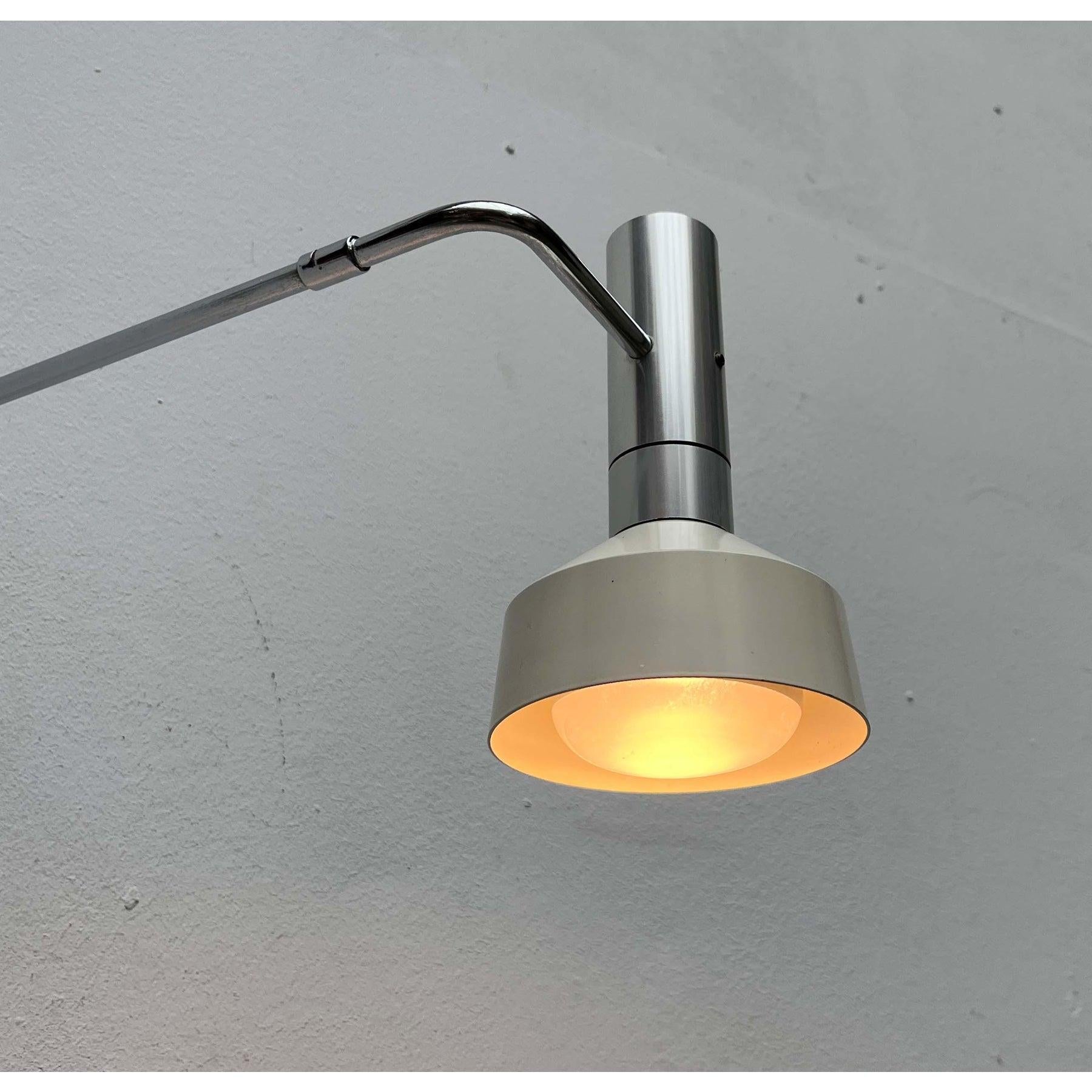 Minilux Wandleuchte von Rosemarie und Rico Baltensweiler für Baltensweiler, 1960er Jahre (Metall) im Angebot