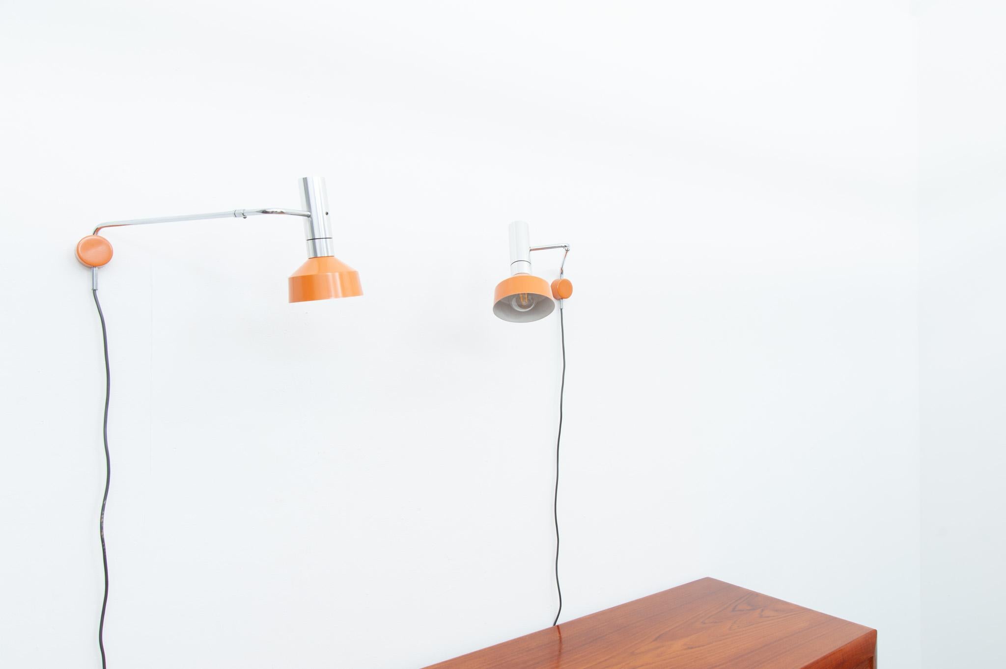 Lámpara de pared Minilux de Rosemarie & Rico Baltensweiler para Baltensweiler (1960) en Excelente estado para la venta en Wiesbaden, DE