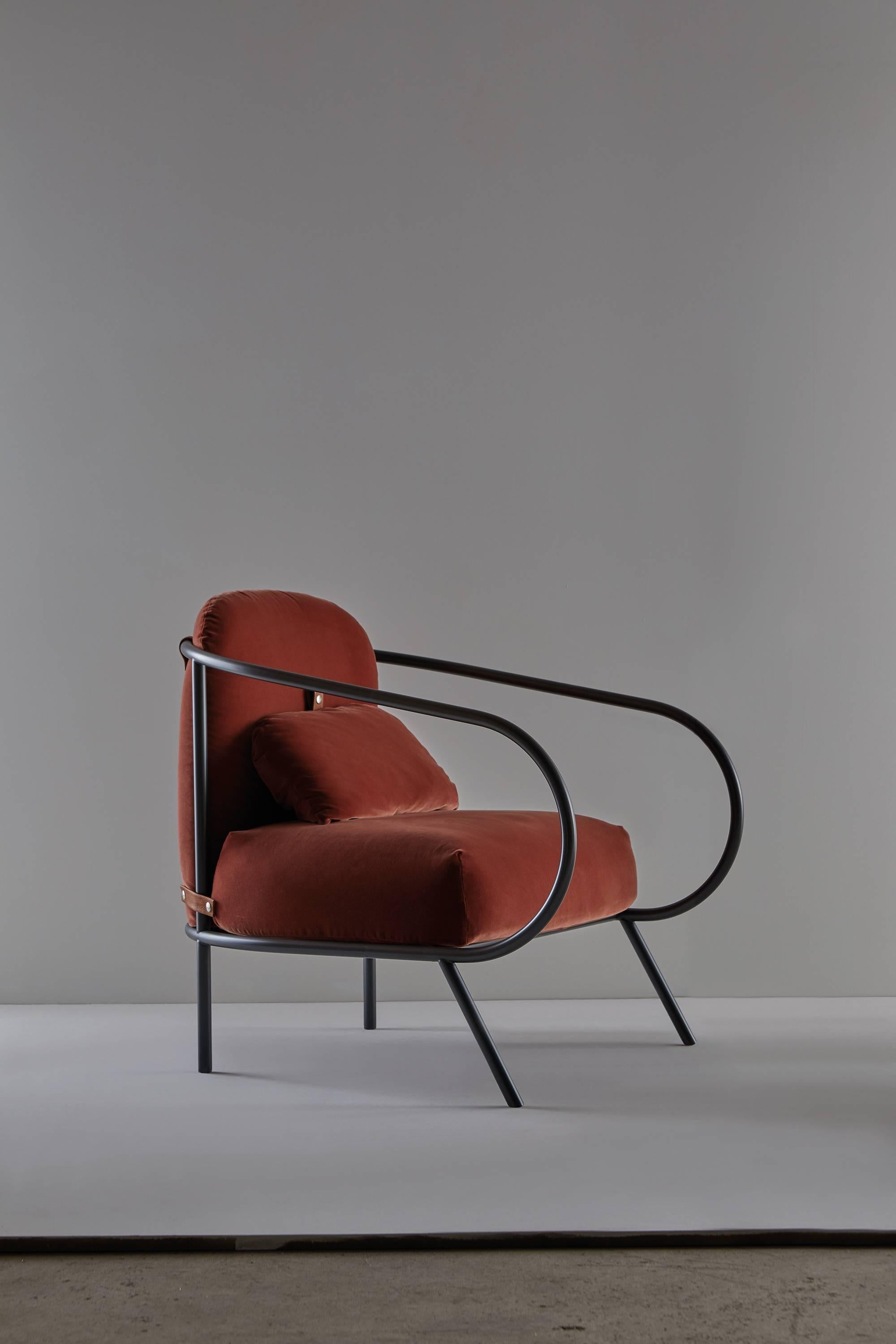 Minima-Sessel in Rot von Denis Guidone für Mingardo (Italienisch) im Angebot