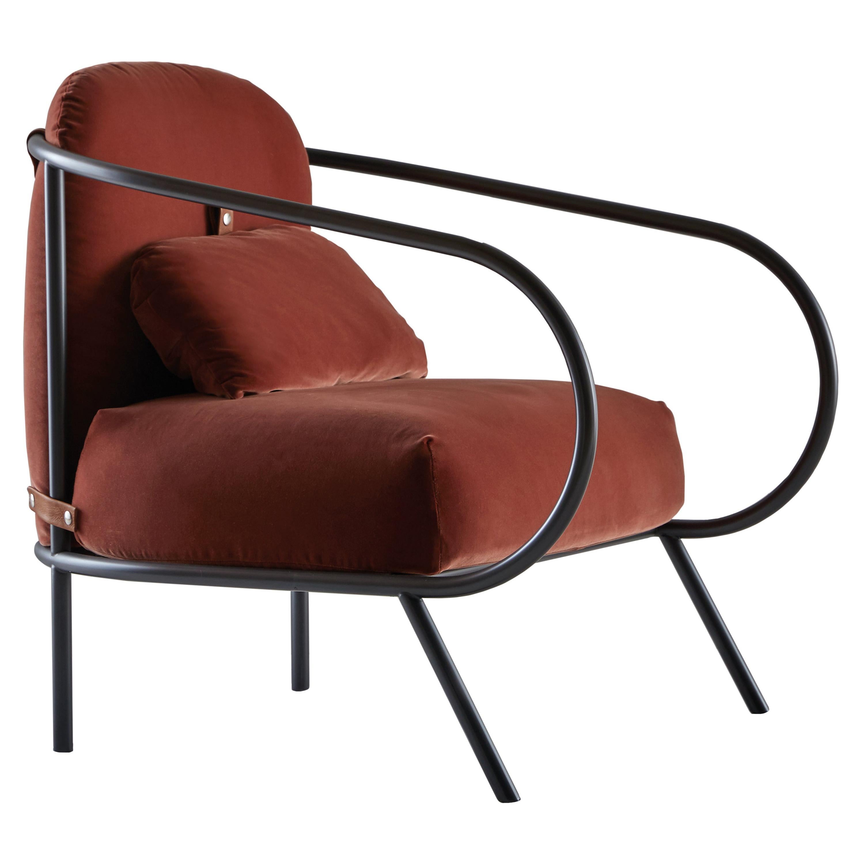 Minima Armchair in Red by Denis Guidone for Mingardo For Sale