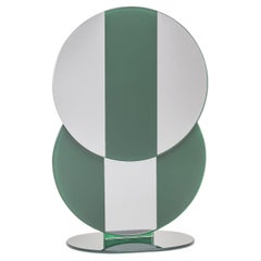 Espejo de mesa verde pequeño Minima