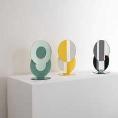 Espejo de mesa azul claro pequeño Minima