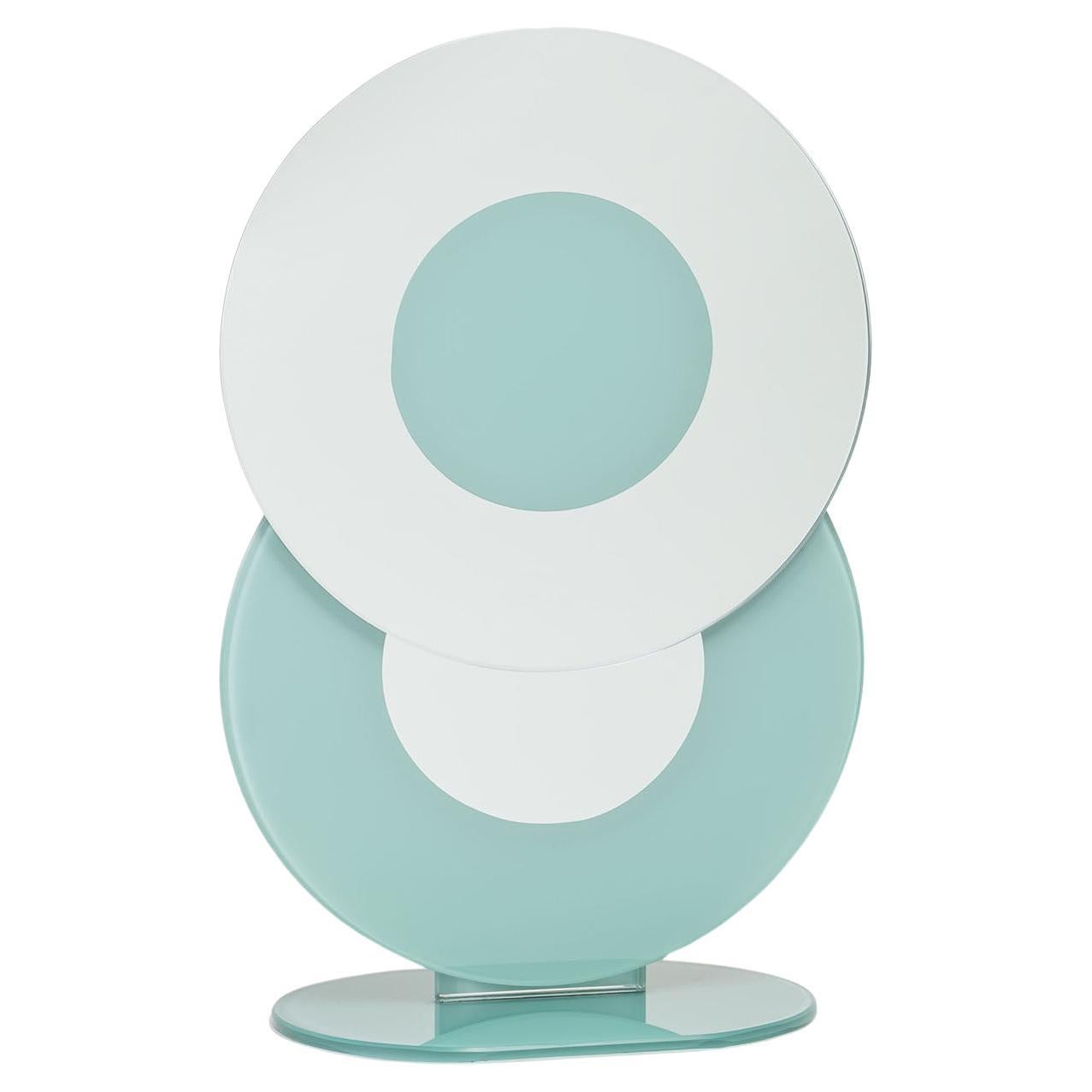 Minima Small Light Blue Table Mirror