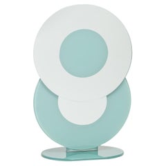 Espejo de mesa azul claro pequeño Minima