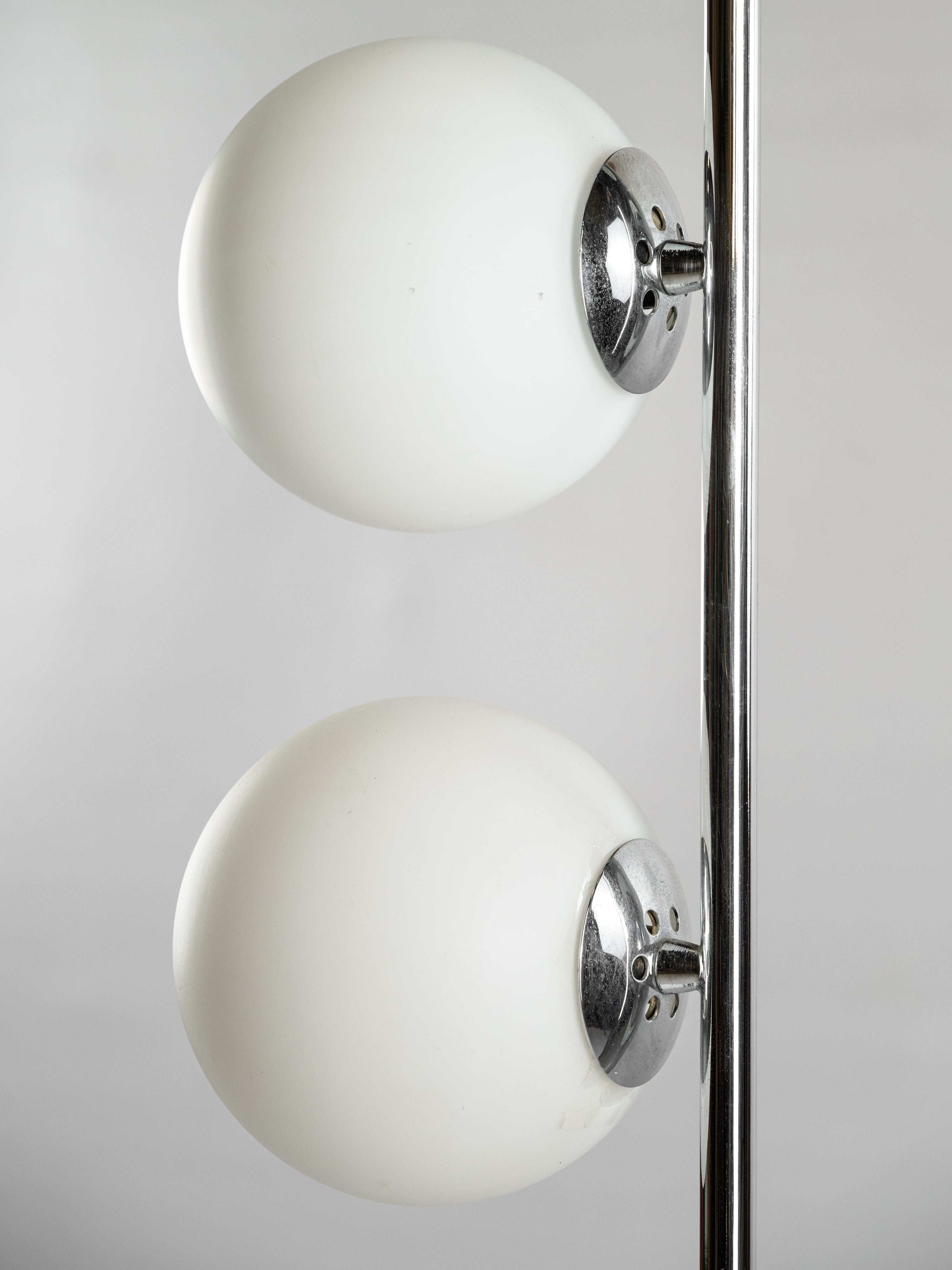 Lampada da terra italiana minimal a 4 luci in vendita 2