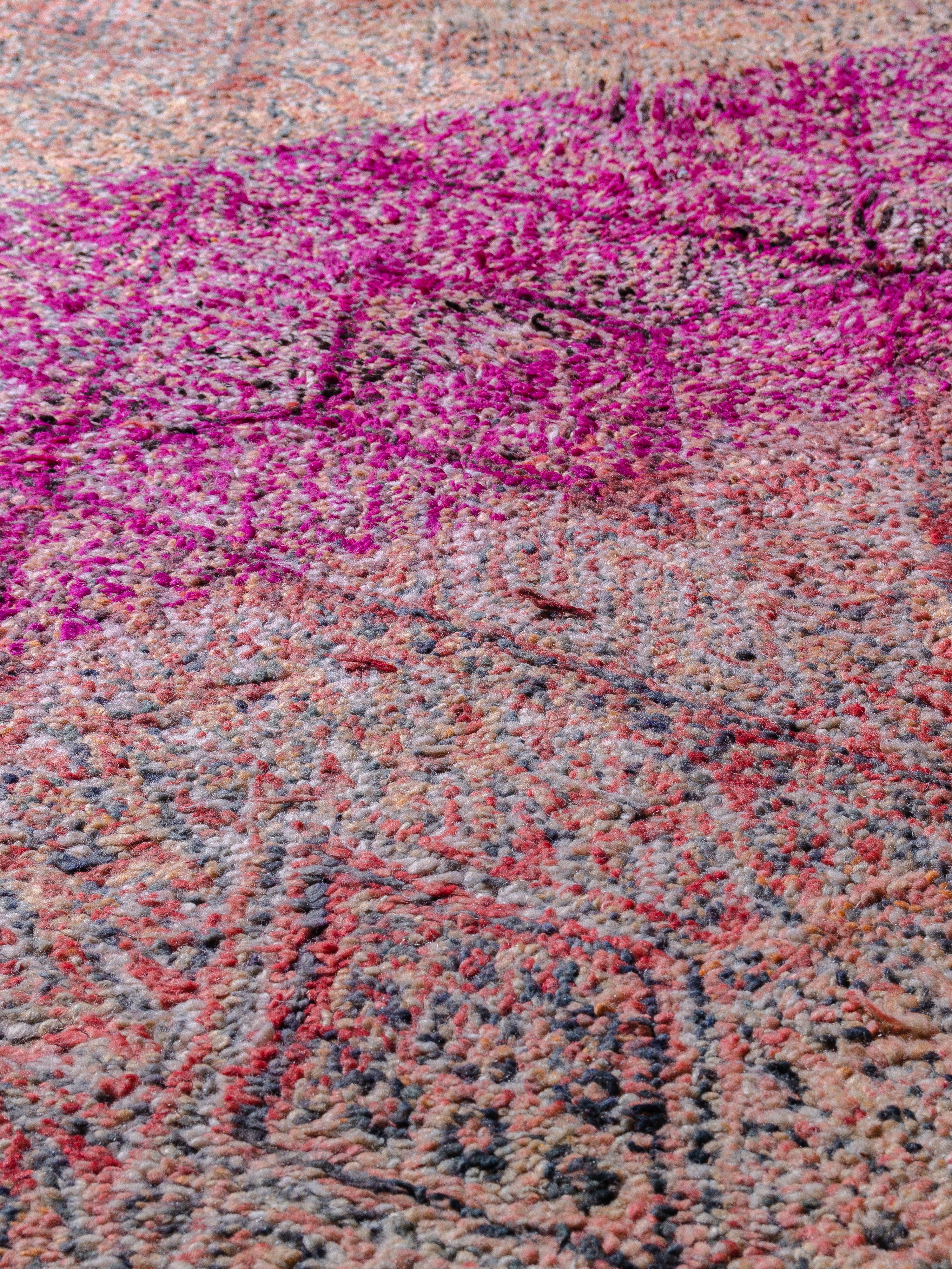 Tribal Minimal And Bold Moroccan Beni M'Guild Carpet Curated By Breuckelen Berber For Sale