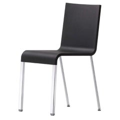 Minimal Black Vitra Maarten van Severen Stacking Chairs, Contemporary Modern