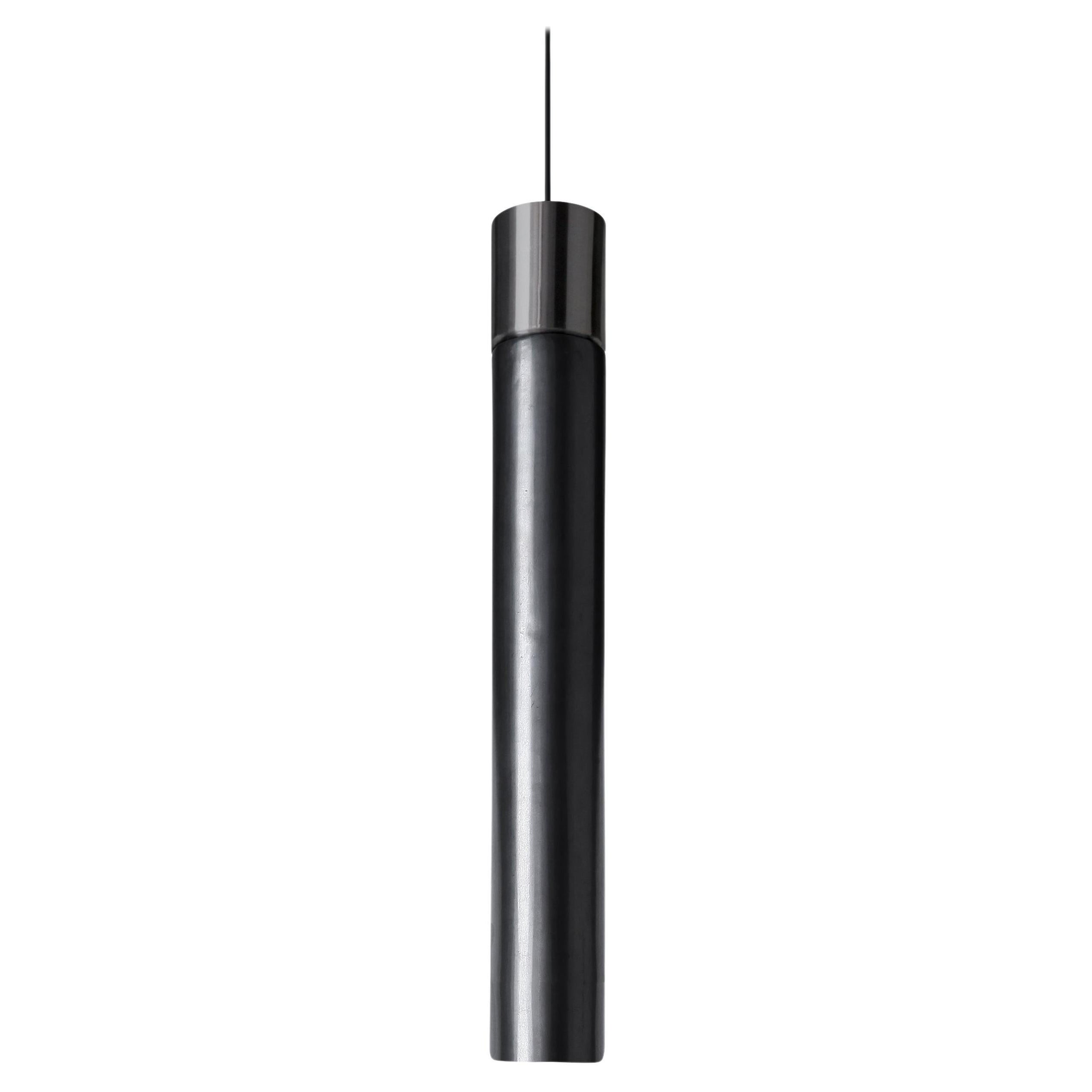 Lampe suspendue en céramique "Minimal" par David Pompa pour Lights en noir