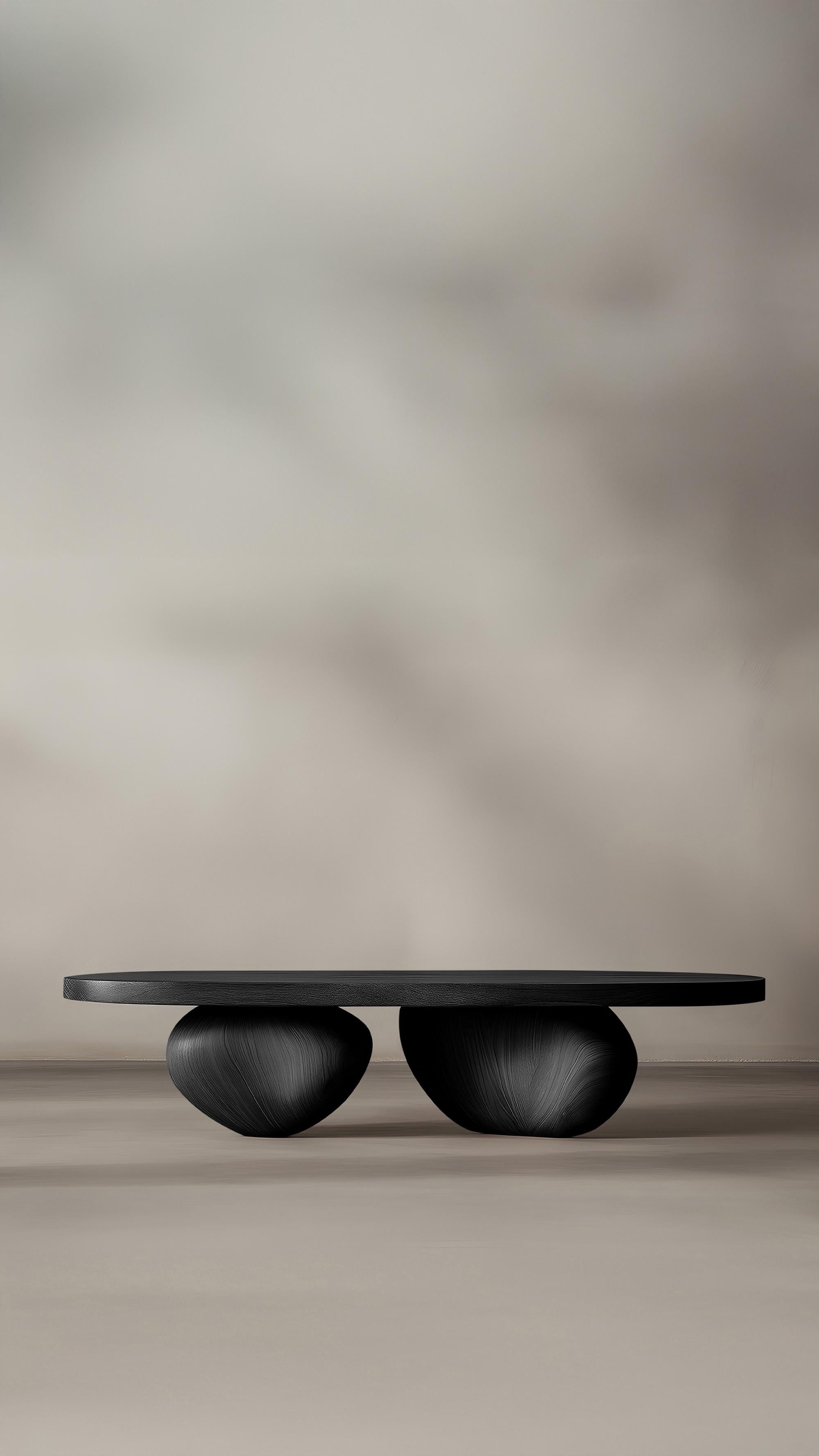 Mexican Minimal Coffee Table Serie 14 by NONO – Solid Wood for Contemporary Spaces For Sale