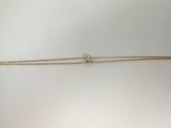Minimales Diamantarmband 14KT Gold natürliches Diamantarmband 0.20ct modern yard