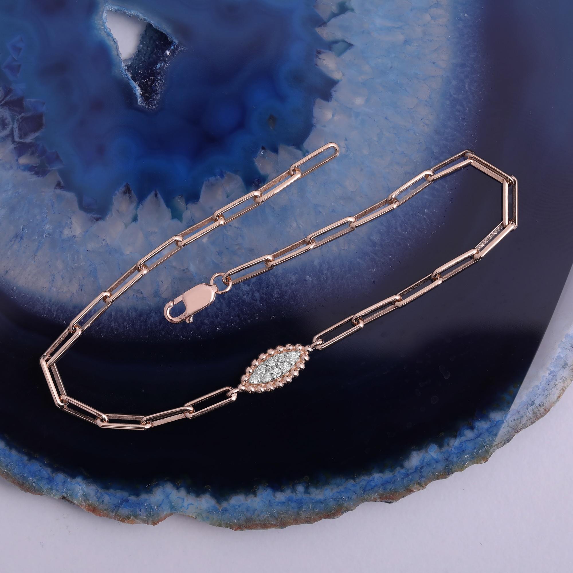 Minimal Diamond Bracelet For Sale 1
