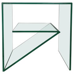 Minimal Glass Side Table