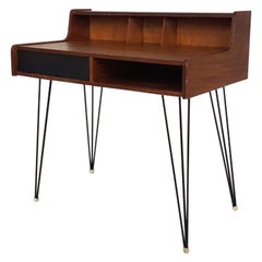 Used Minimal Hairpin Teak Desk by Cees Braakman for Pastoe, Dutch Design 1950s 