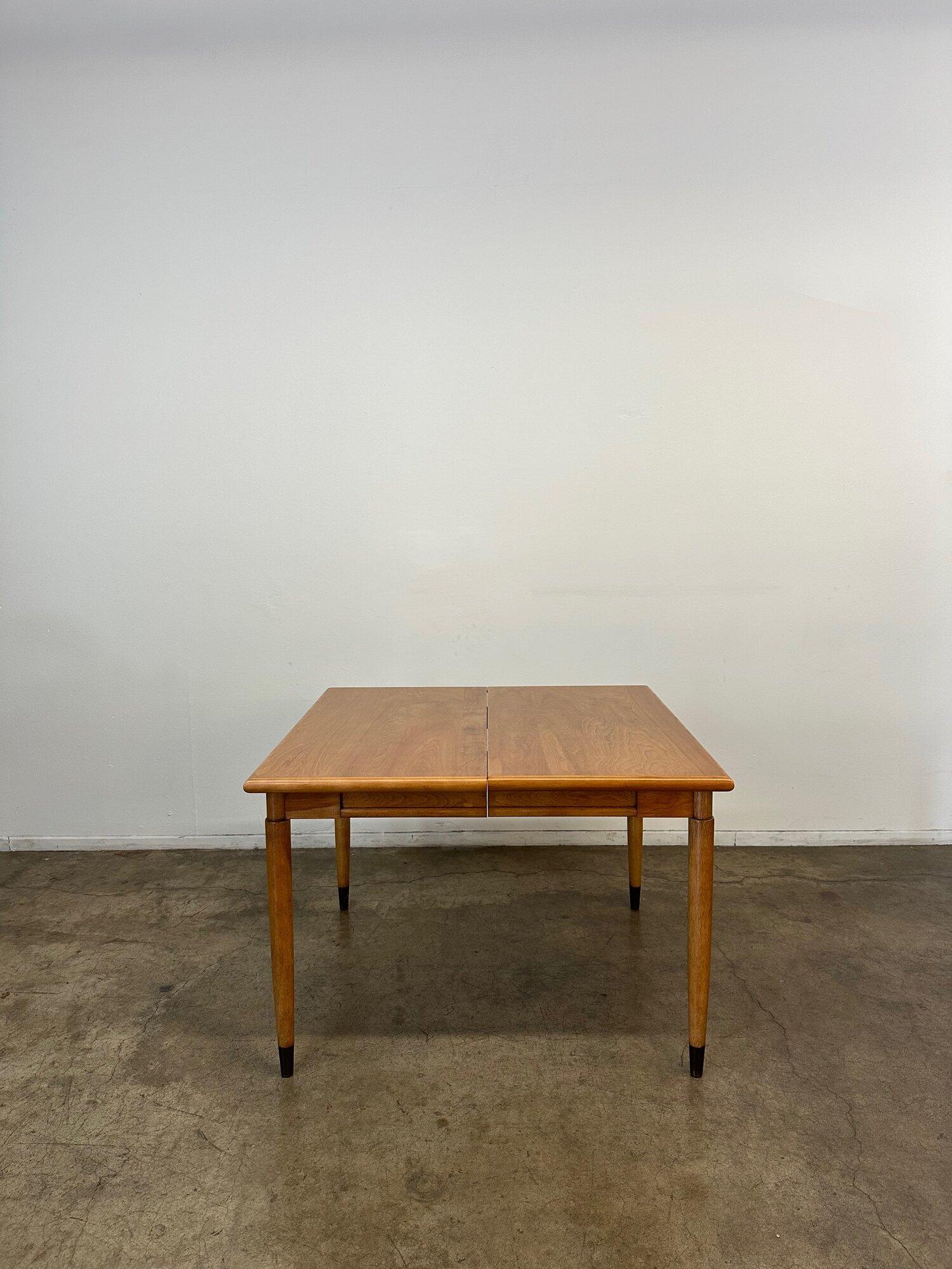 Wood Minimal Midcentury Dining Table